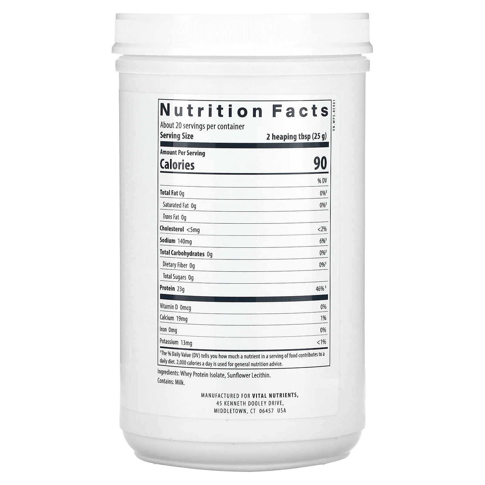 Vital Nutrients, ProWhey, 500 г (17,64 унции)