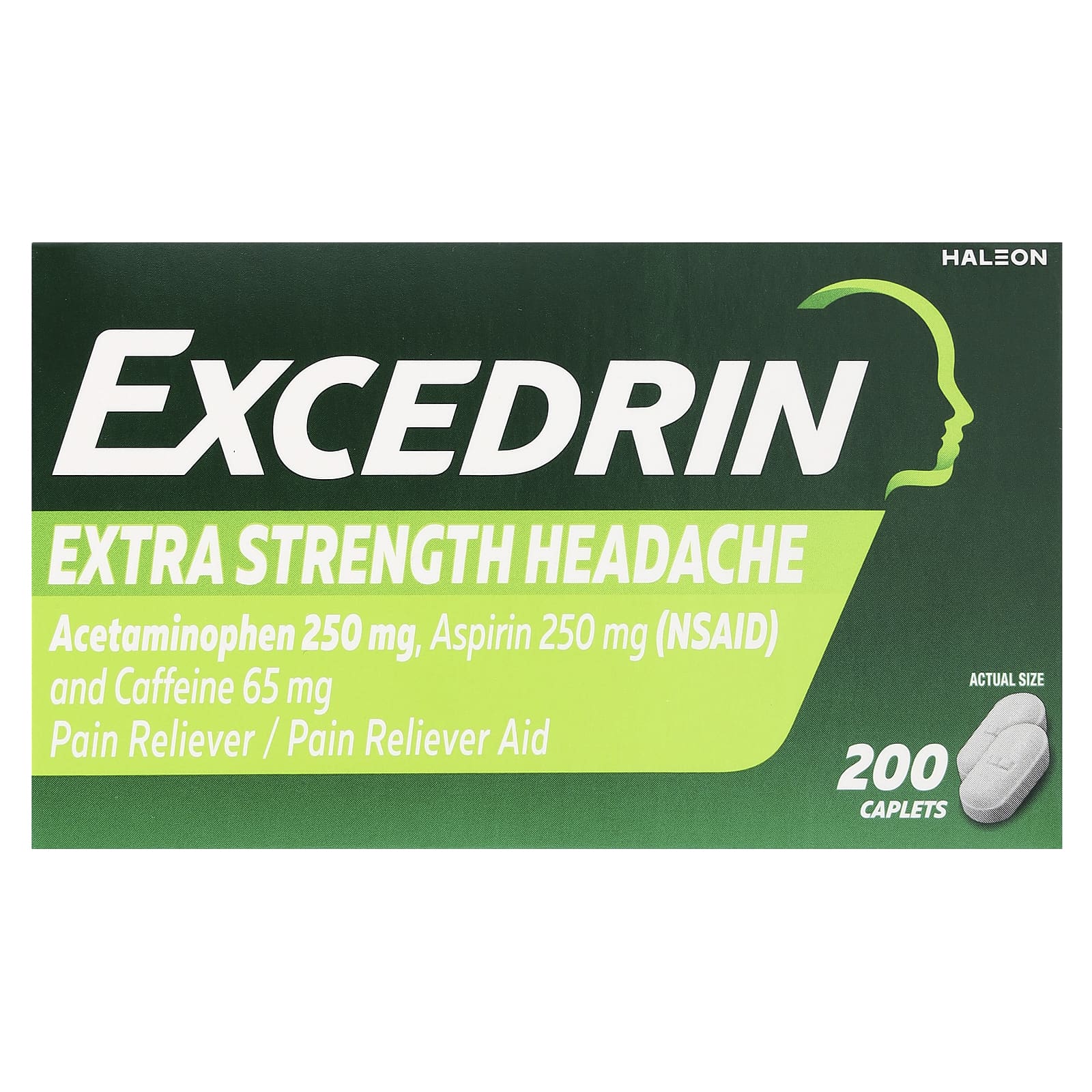 Excedrin, Extra Strength, 200 капсул