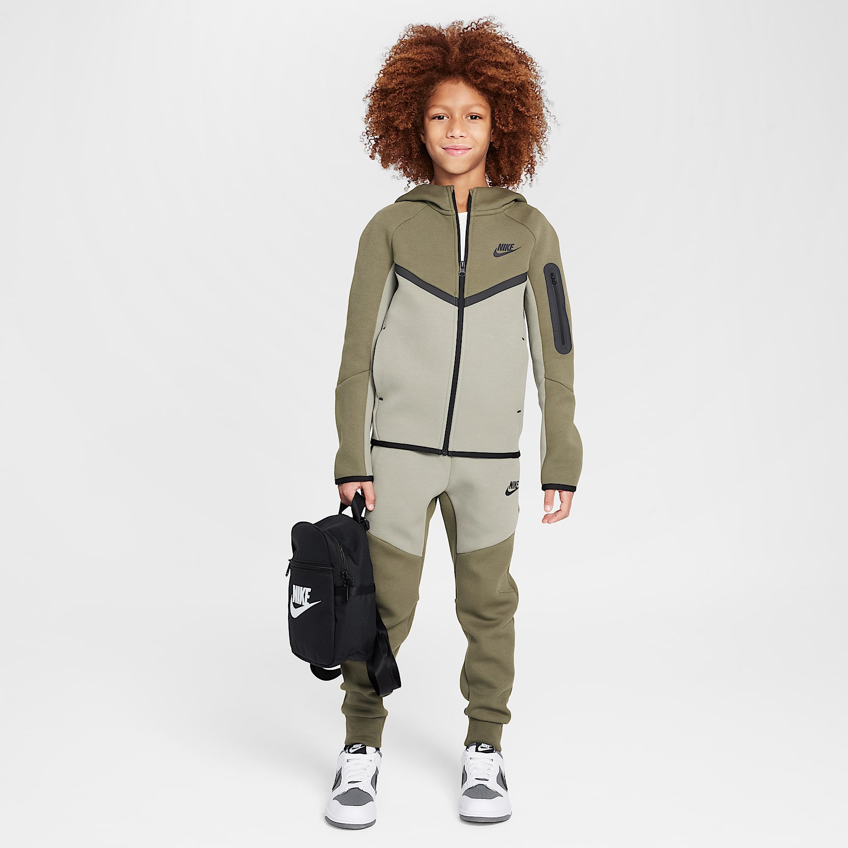 Nike Sportswear Tech Fleece Big Kids' Full-Zip Hoodie