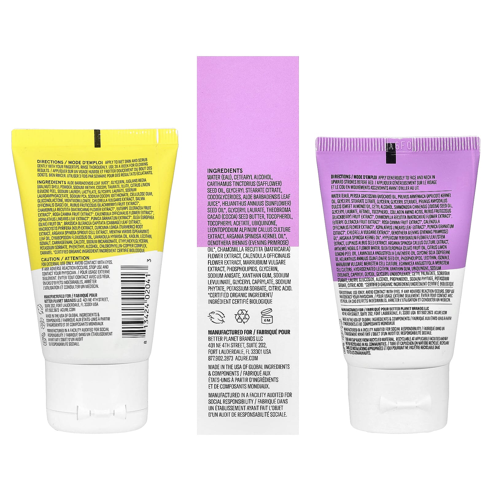 ACURE, iHerb Exclusive, всё для красивой кожи, набор из 4 продуктов