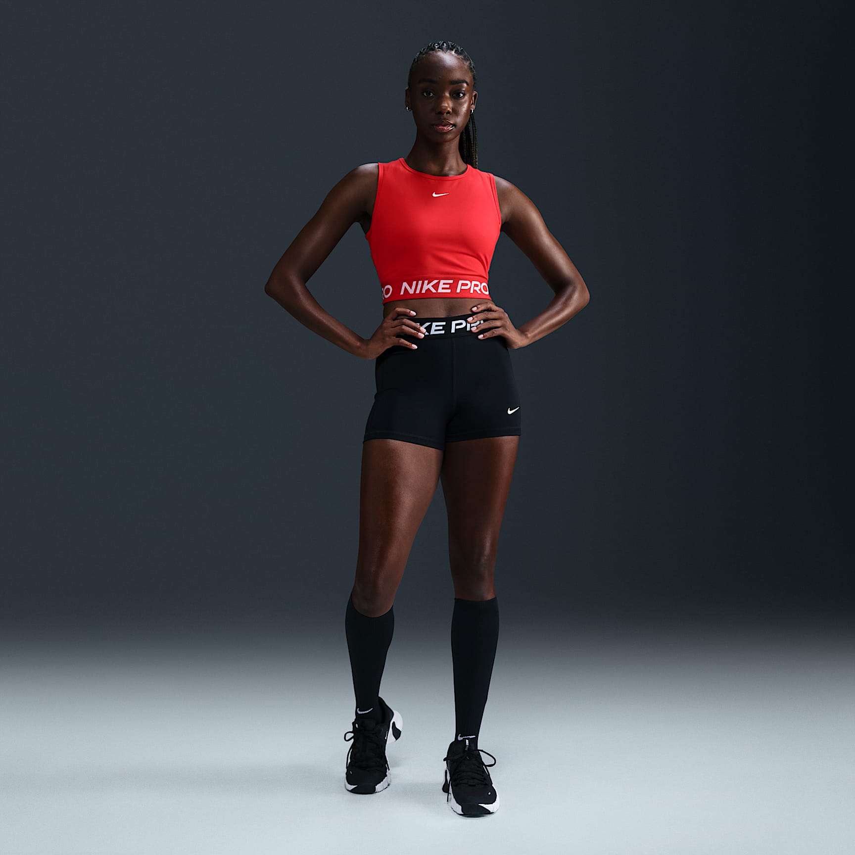 Nike Pro Women's Dri-FIT Cropped Tank Top