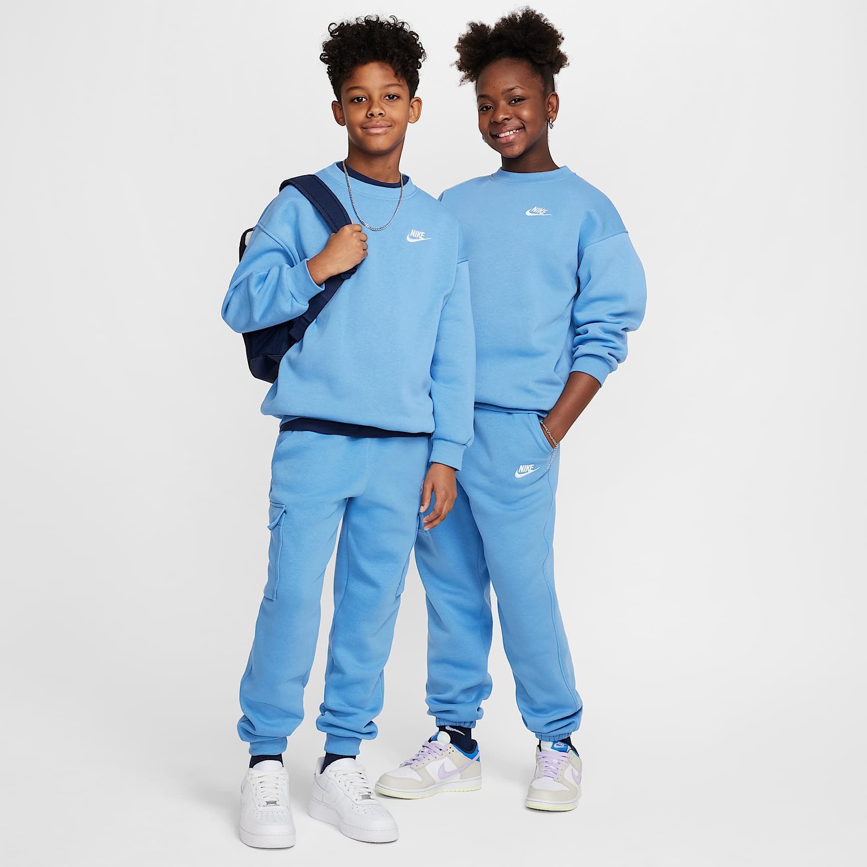 Nike Sportswear Club Fleece Big Kids' Oversized Sweatshirt