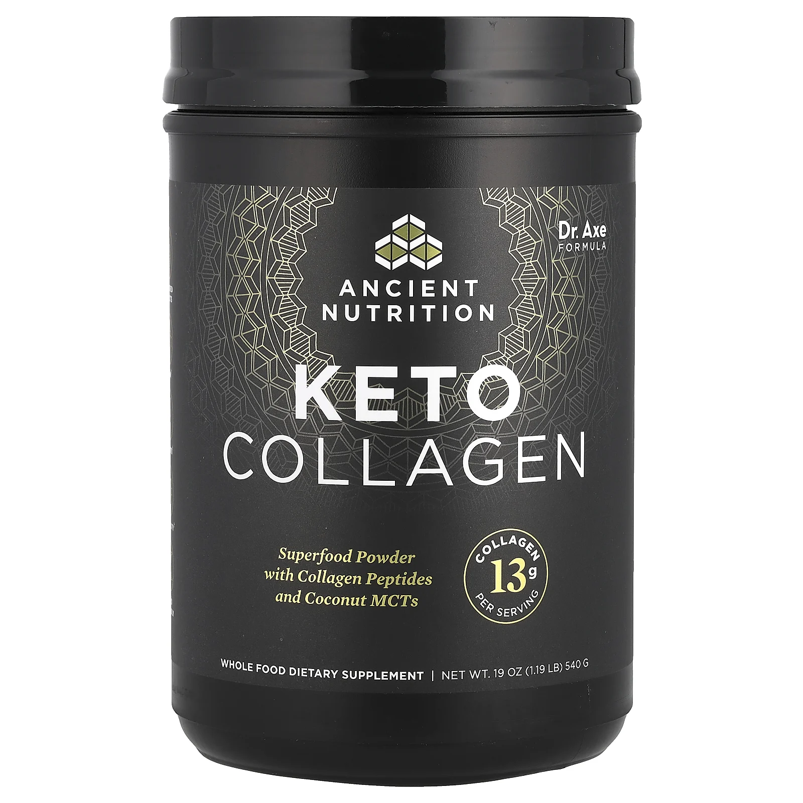 Ancient Nutrition, Keto Collagen, 540 г (1,19 фунта)