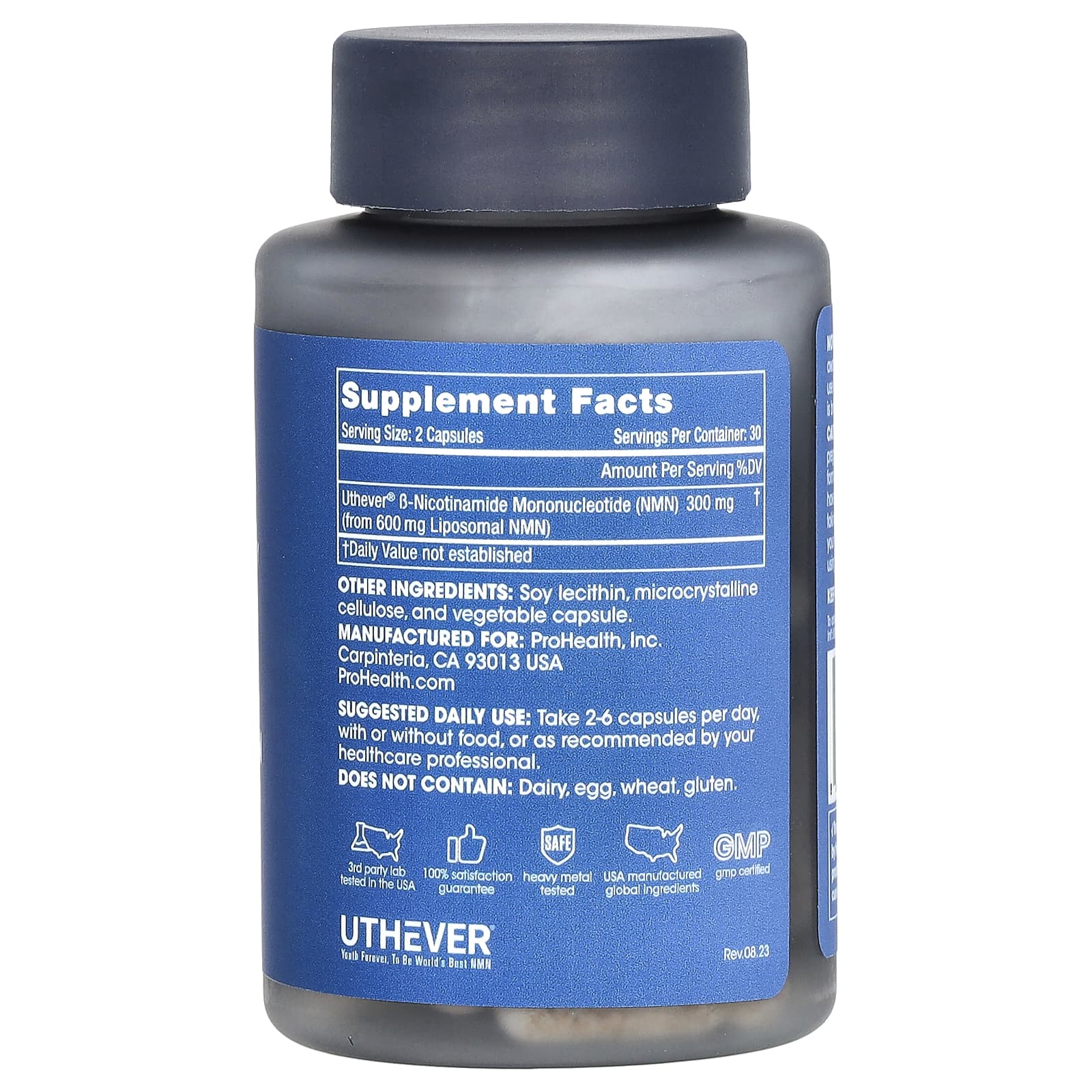 ProHealth Longevity, NMN Pro 300, липосомальная добавка, 150 мг, 60 капсул