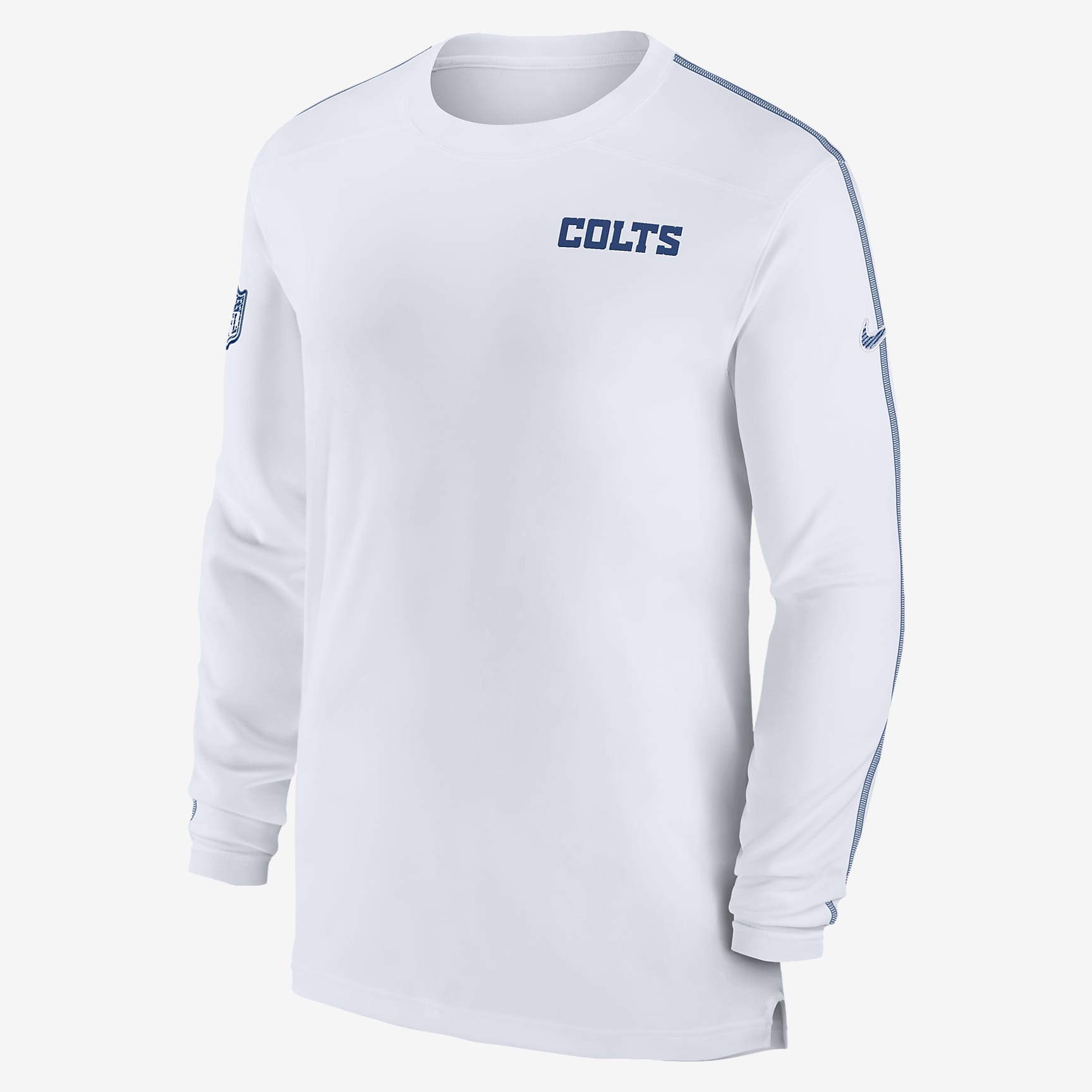 Indianapolis Colts Sideline Coach Men's Nike Dri-FIT NFL Long-Sleeve Top