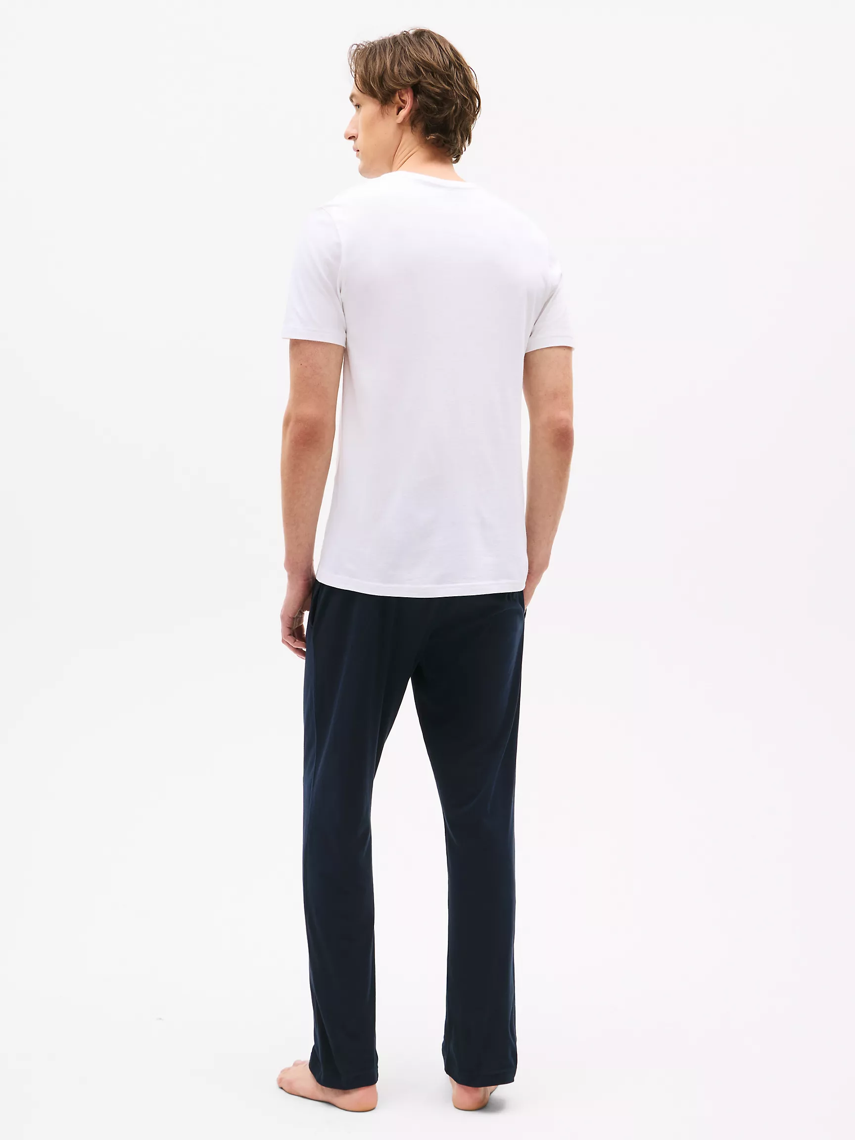 Мужское нижнее белье Tommy Hilfiger, Классические хлопковые футболки с круглым вырезом (набор 3 шт.)