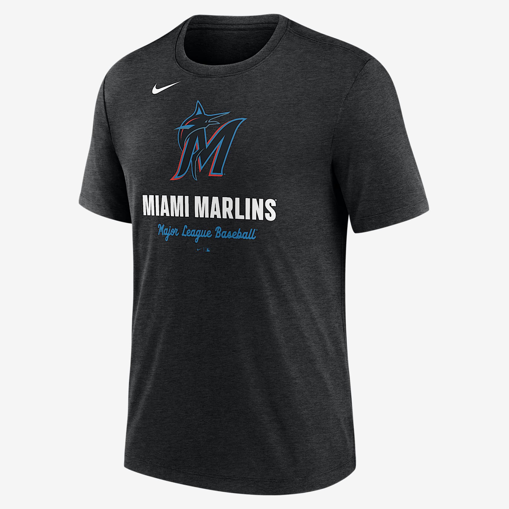 Miami Marlins Logo Men's Nike MLB T-Shirt