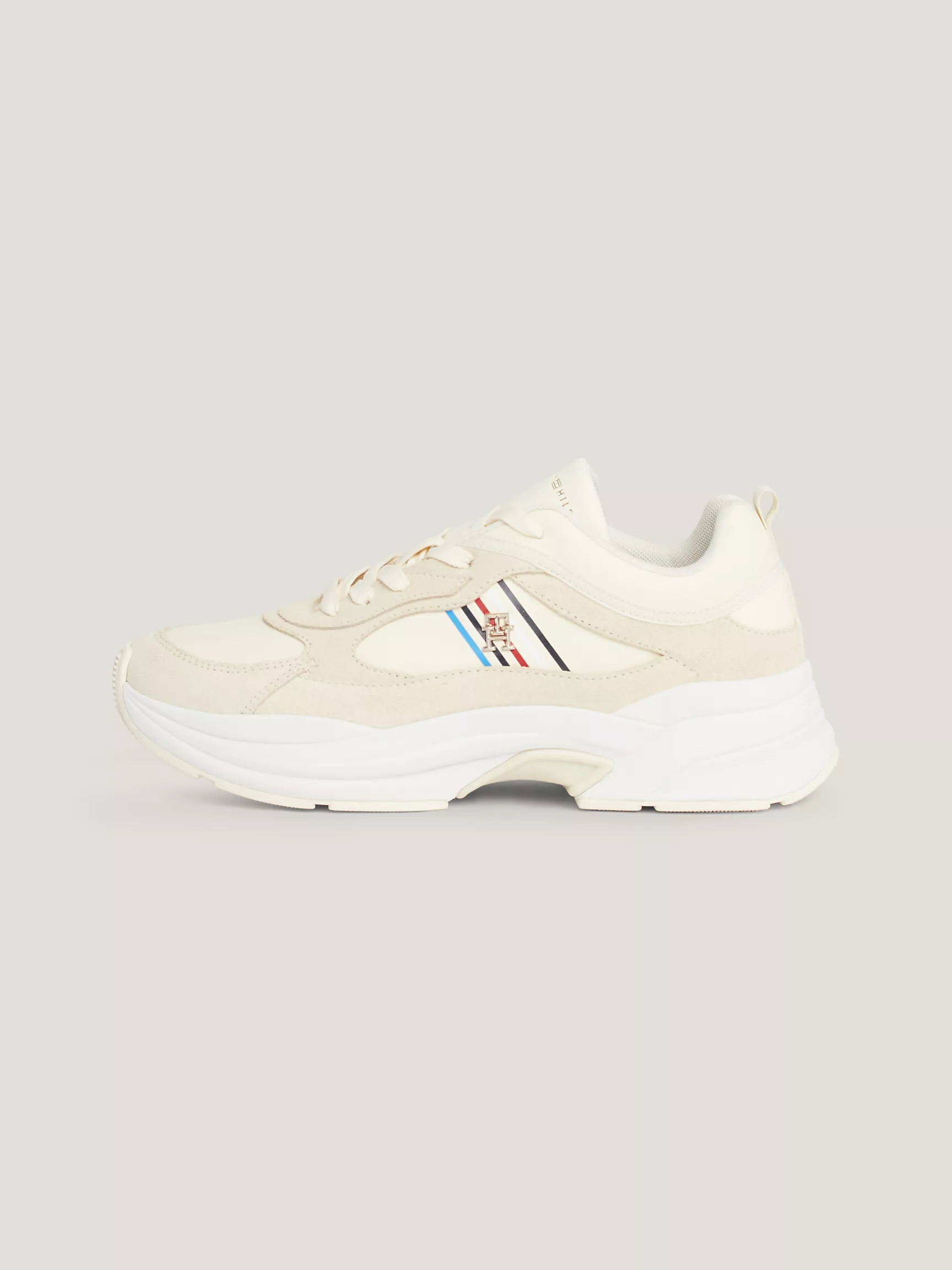 Женские кроссовки Tommy Hilfiger, Полосатые кроссовки на массивной подошве