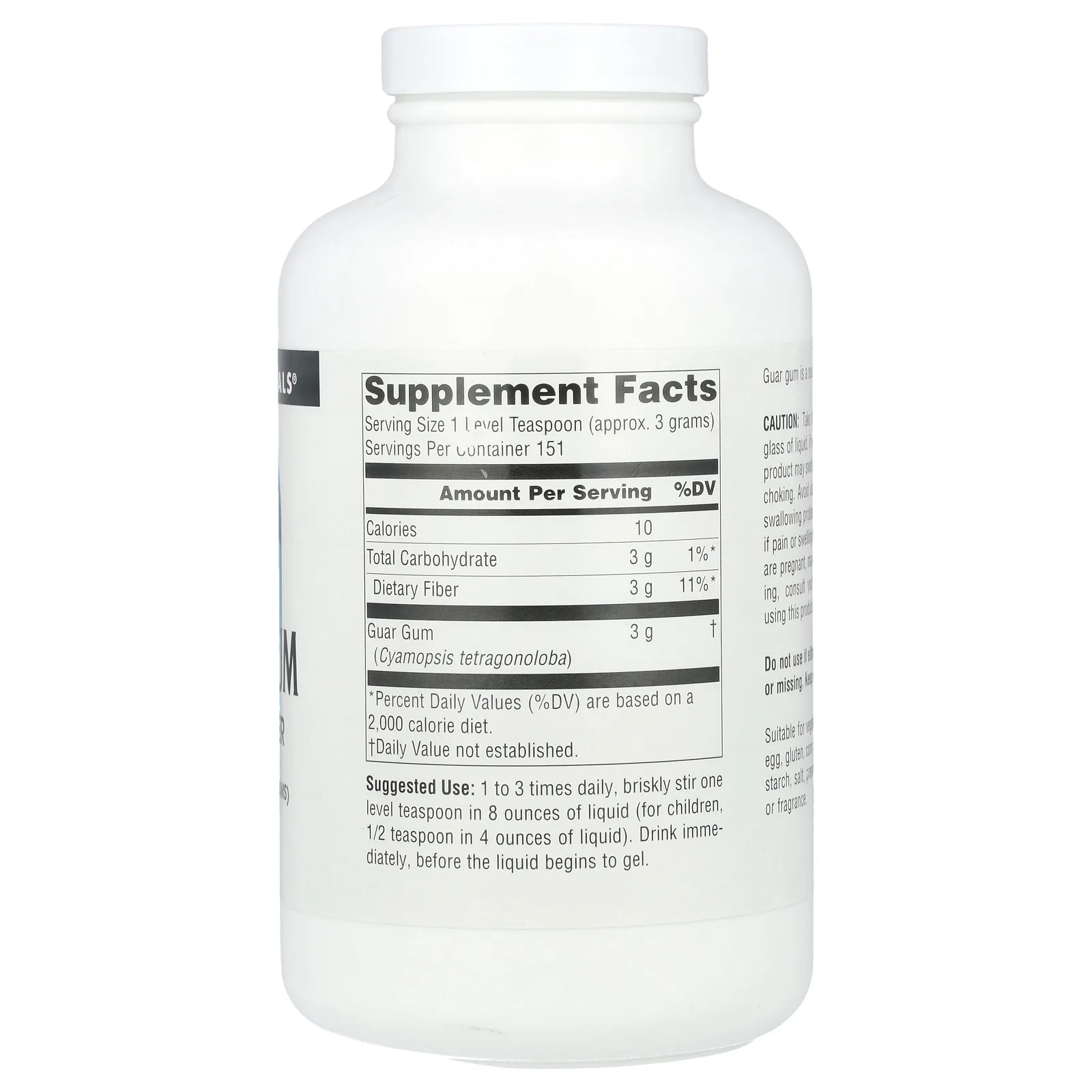 Source Naturals, Гуаровая камедь, 454 г (16 унций)