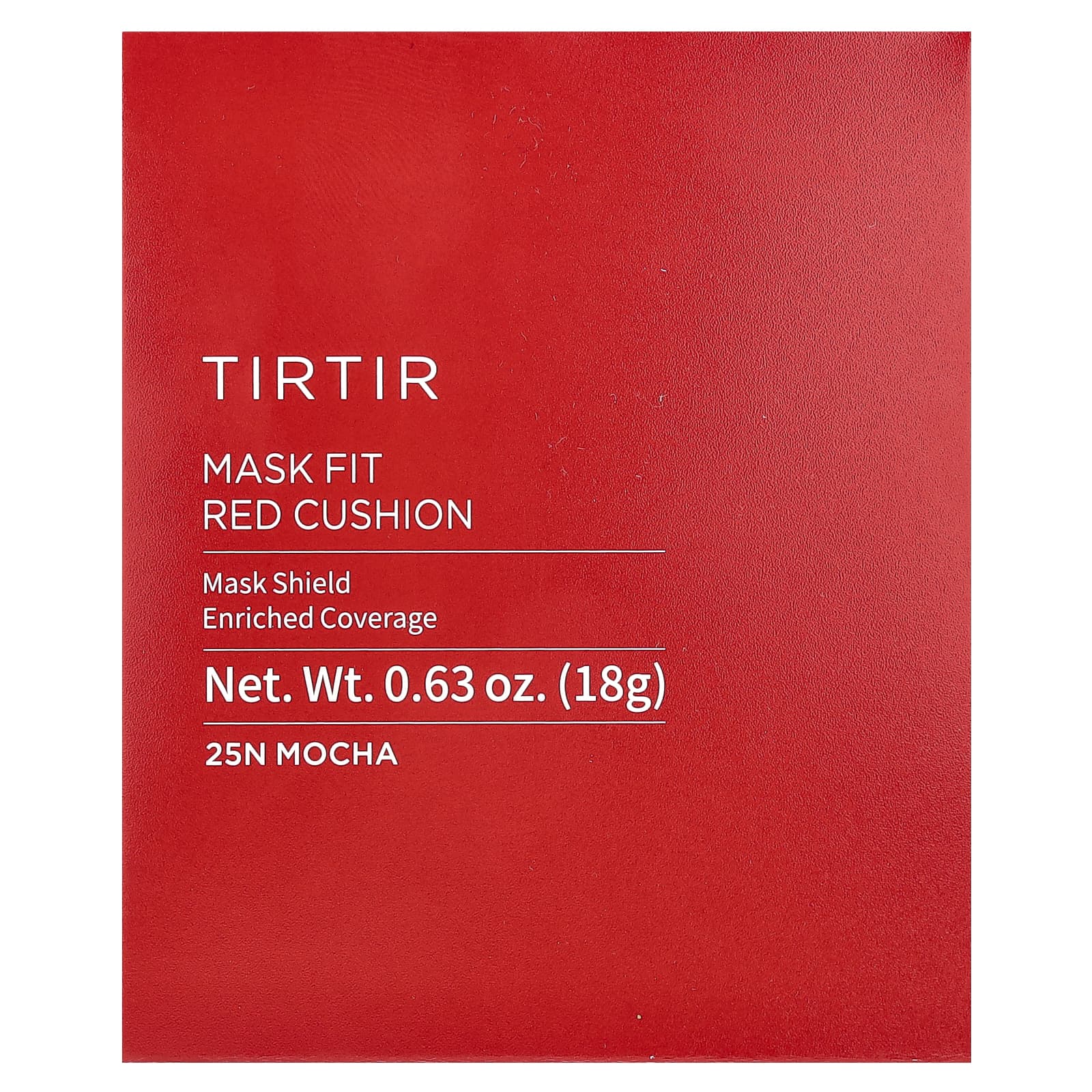 TIRTIR, Mask Fit Red Cushion, 25N мокко, 18 г (0,63 унции)