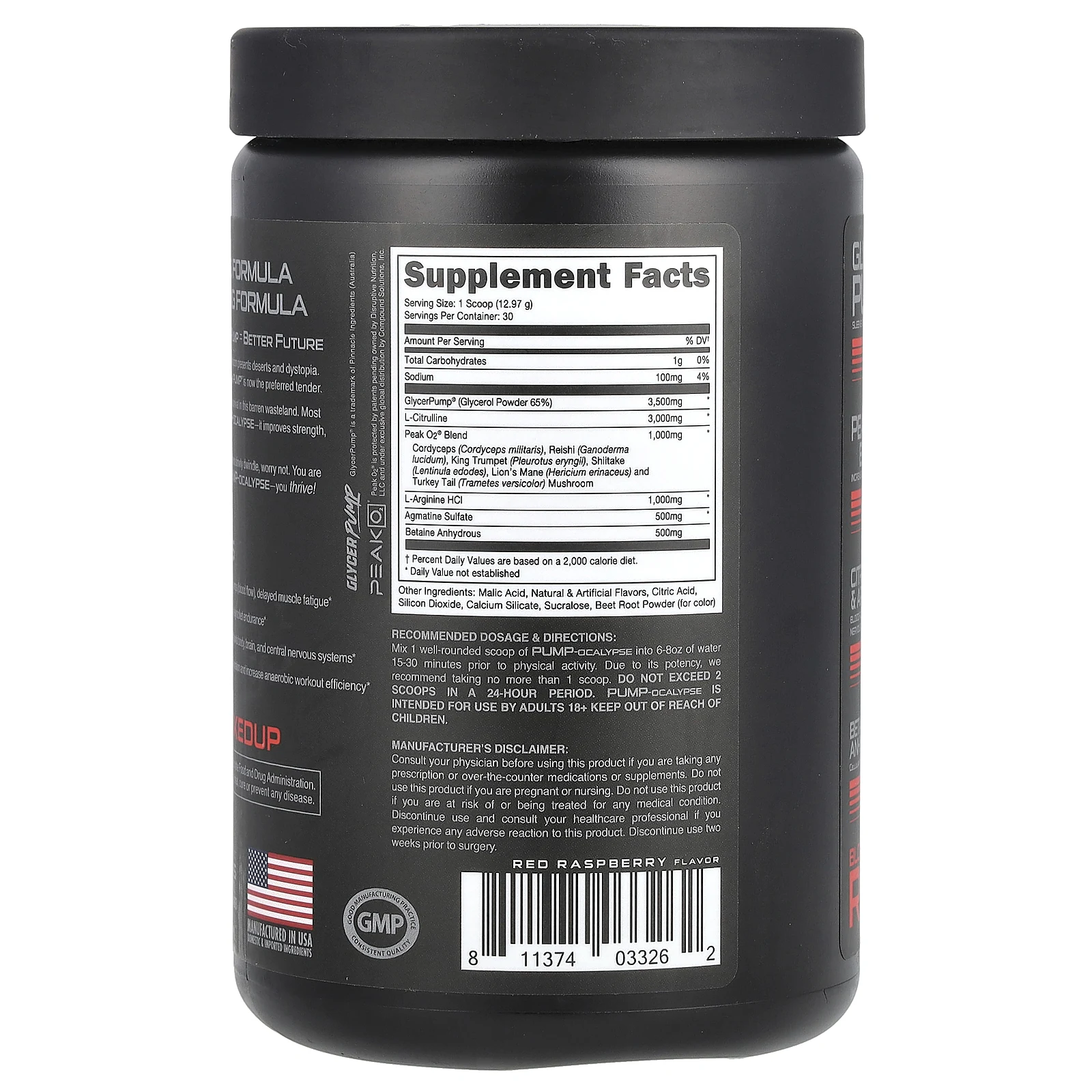 Bucked Up, Pump-Ocalypse, кровяная камедь, 388,95 г (13,72 унции)