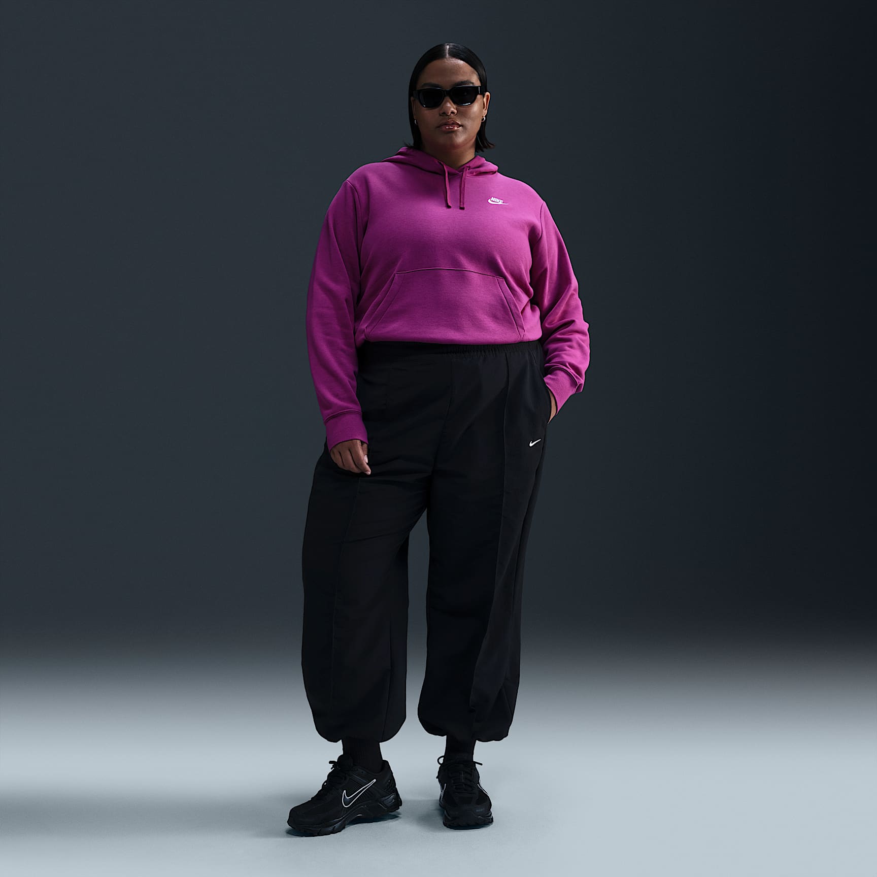 Nike Sportswear Club Fleece Women's Pullover Hoodie (Plus Size)