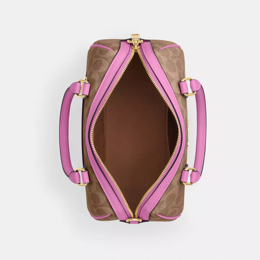 Сумка COACH Rowan Satchel Bag In Signature Canvas