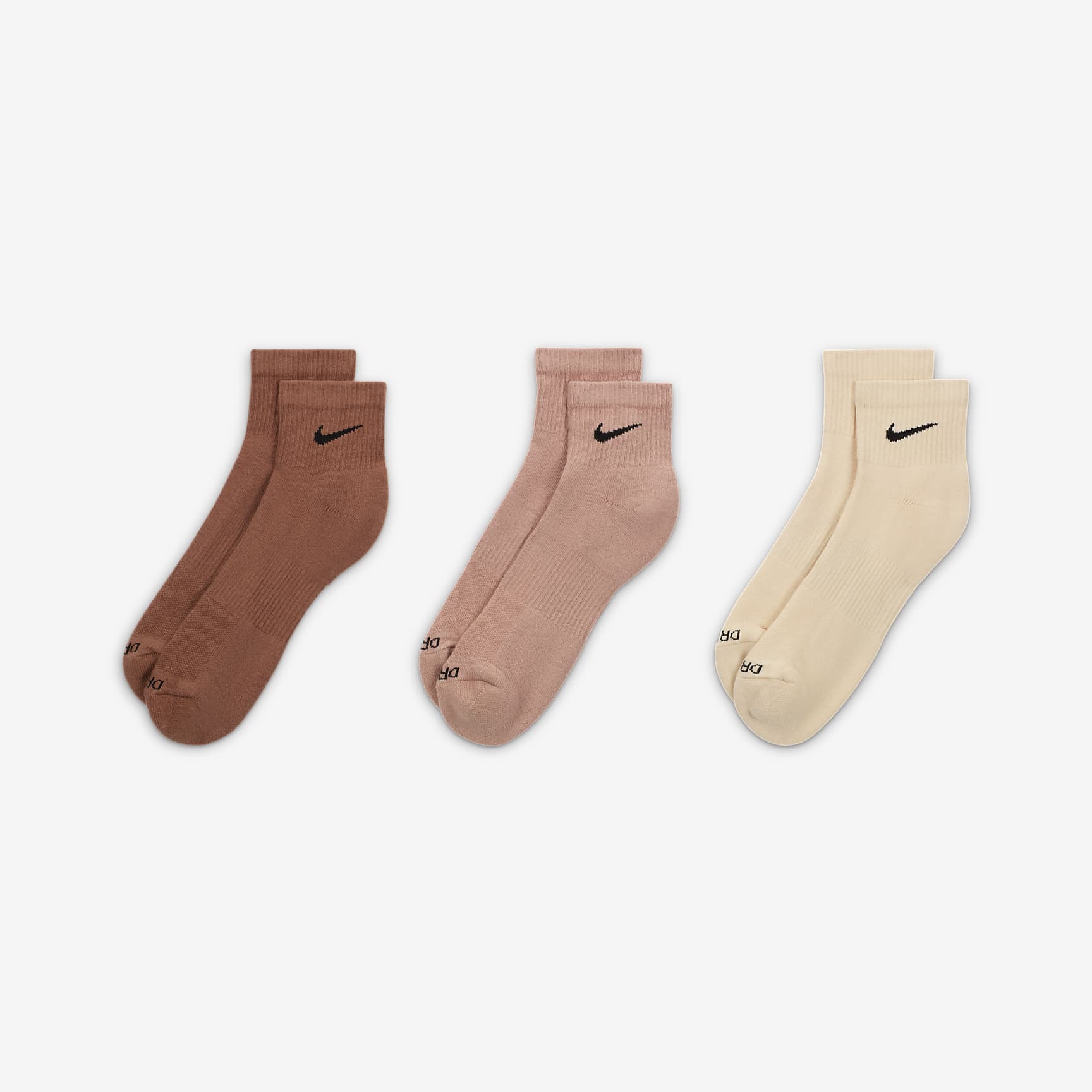 Nike Everyday Plus Cushioned Training Ankle Socks (3 Pairs)
