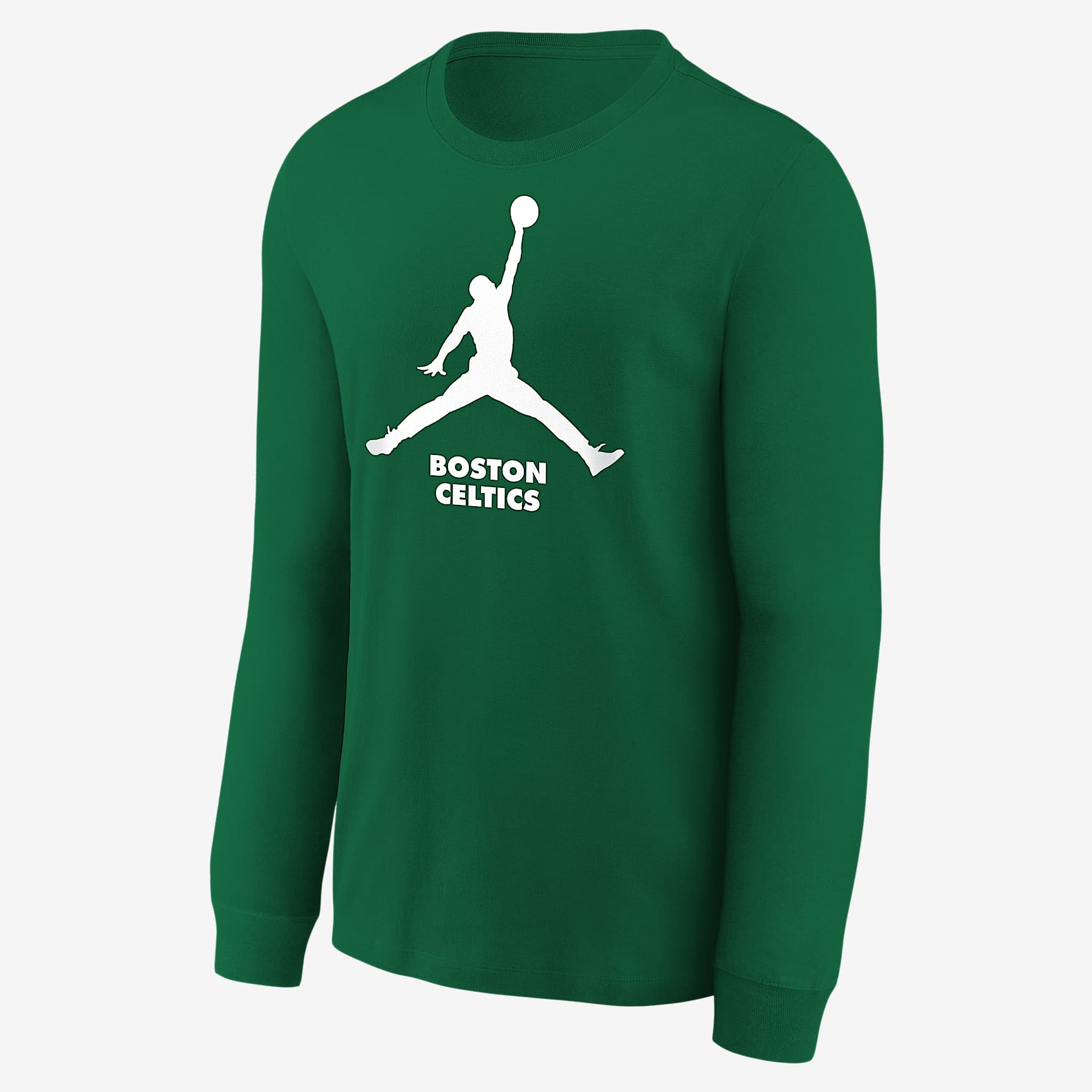 Boston Celtics Essential Big Kids' Jordan NBA Long-Sleeve T-Shirt