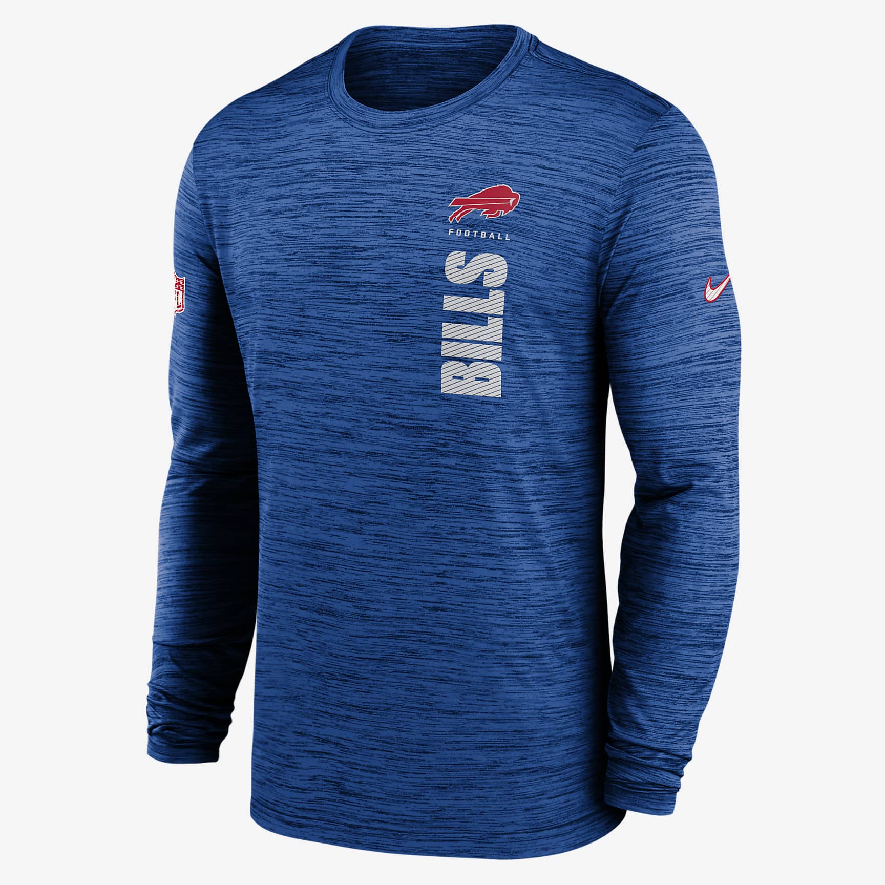 Buffalo Bills Sideline Velocity Men's Nike Dri-FIT NFL Long-Sleeve T-Shirt