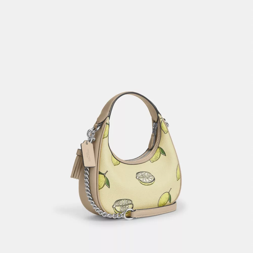 Сумка COACH Carmen Mini Crossbody Bag With Lemon Print