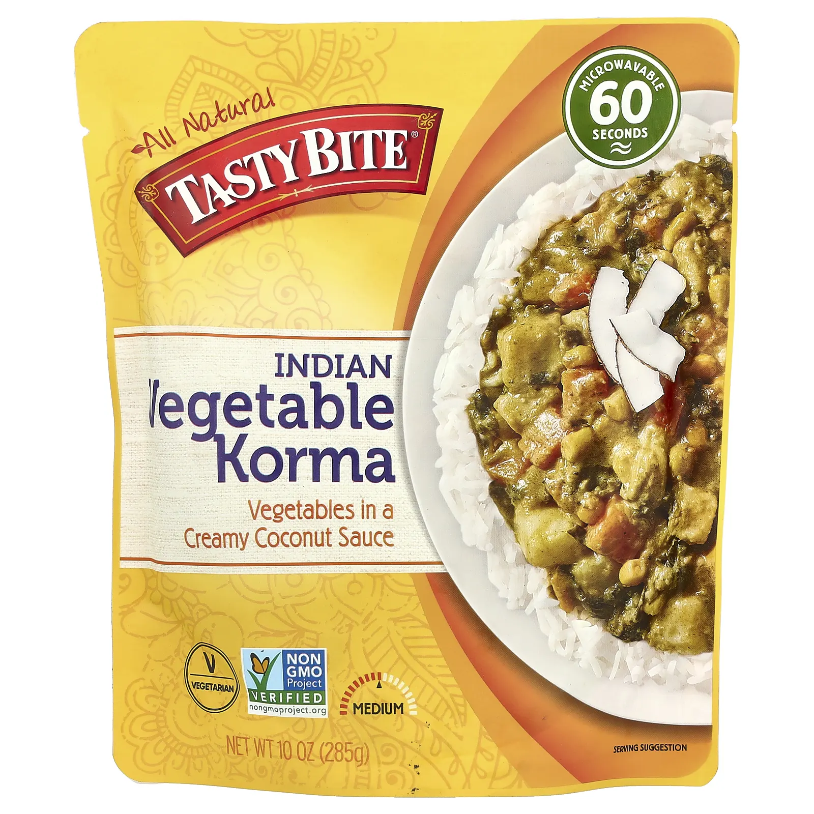 Tasty Bite, Индийская овощная корма, средняя, 285 г (10 унций)