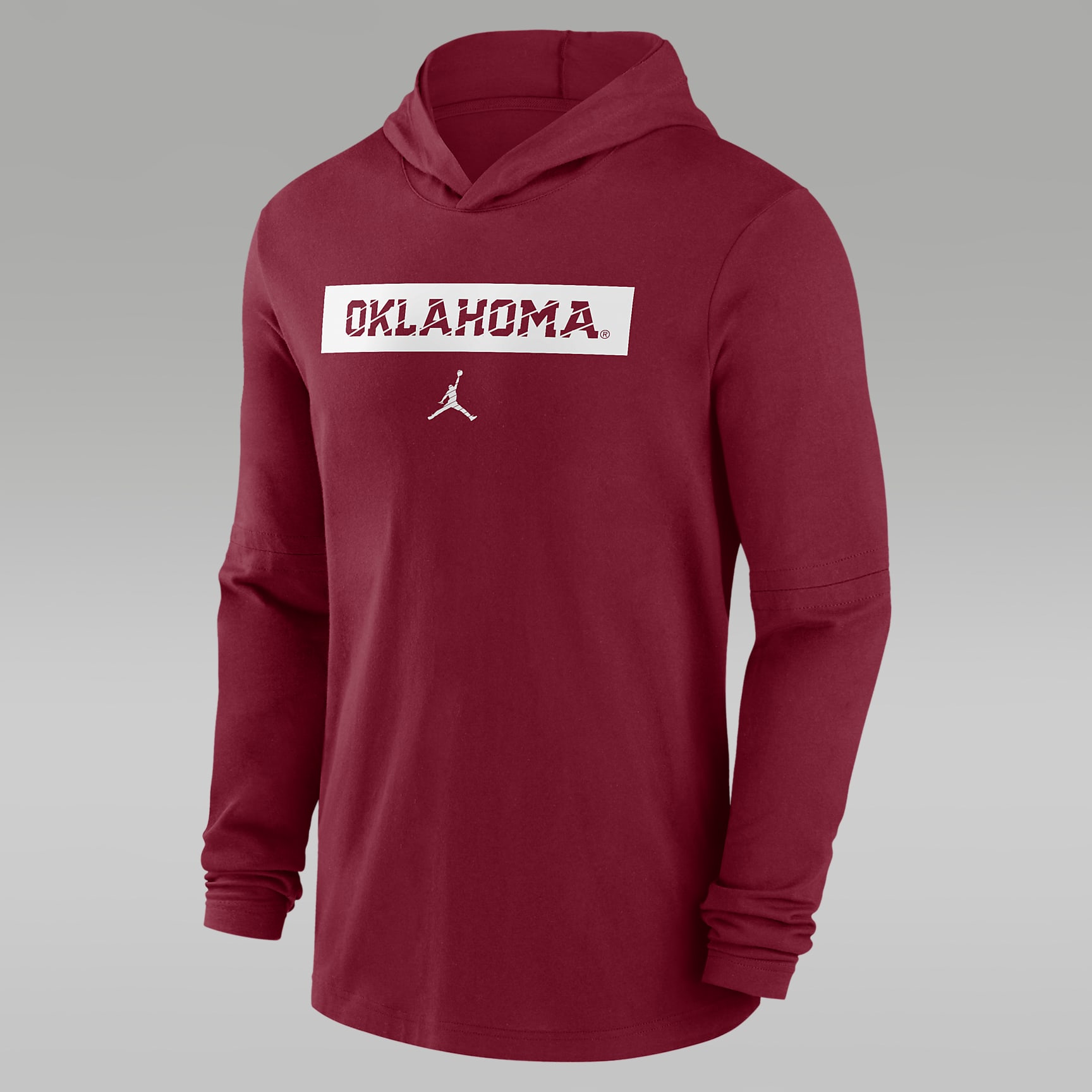 Oklahoma Sooners Sideline Men's Jordan Dri-FIT College Long-Sleeve Hooded Top