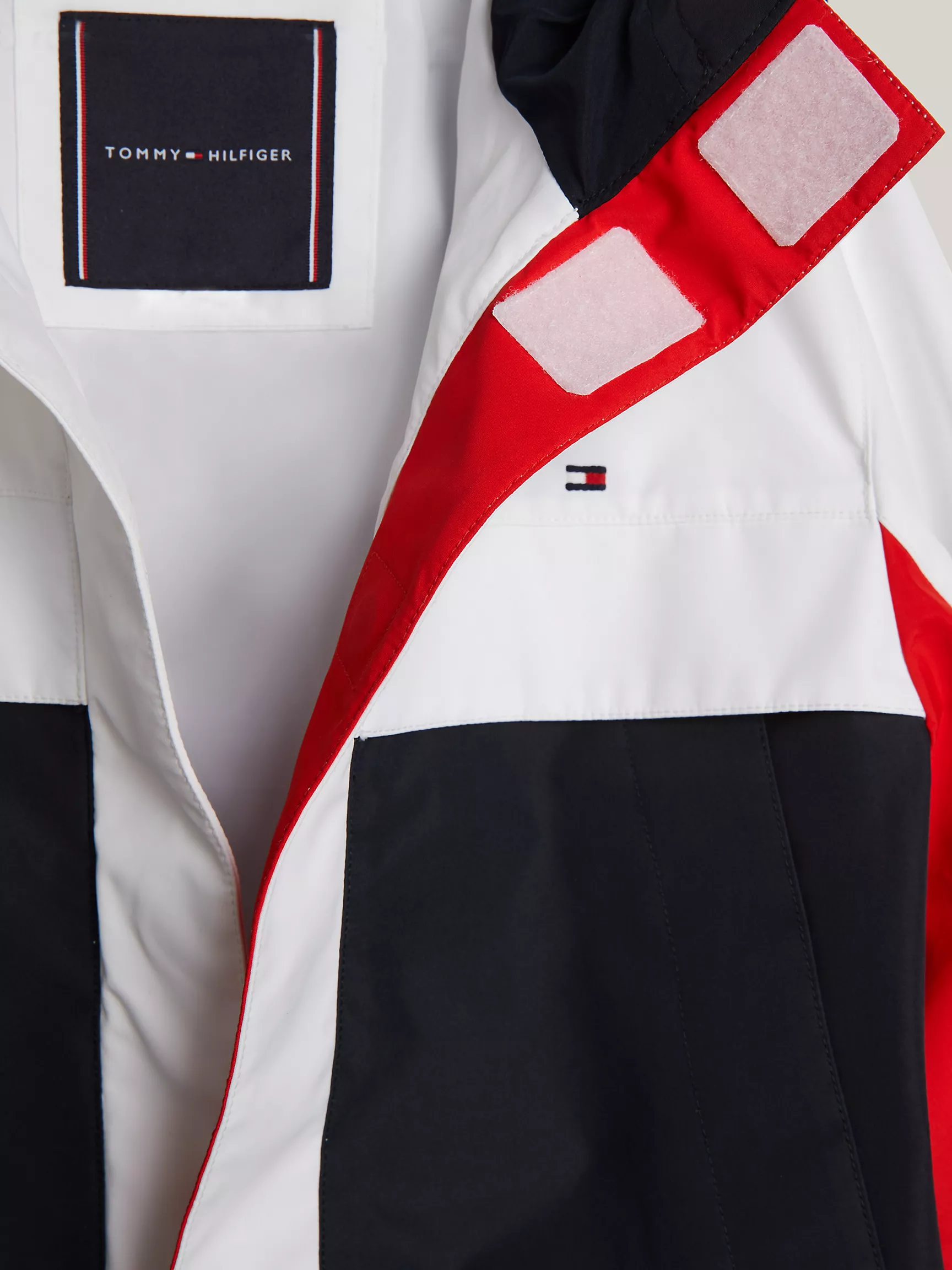 Куртка для мальчика Tommy Hilfiger, Детская куртка с капюшоном в стиле Colorblock