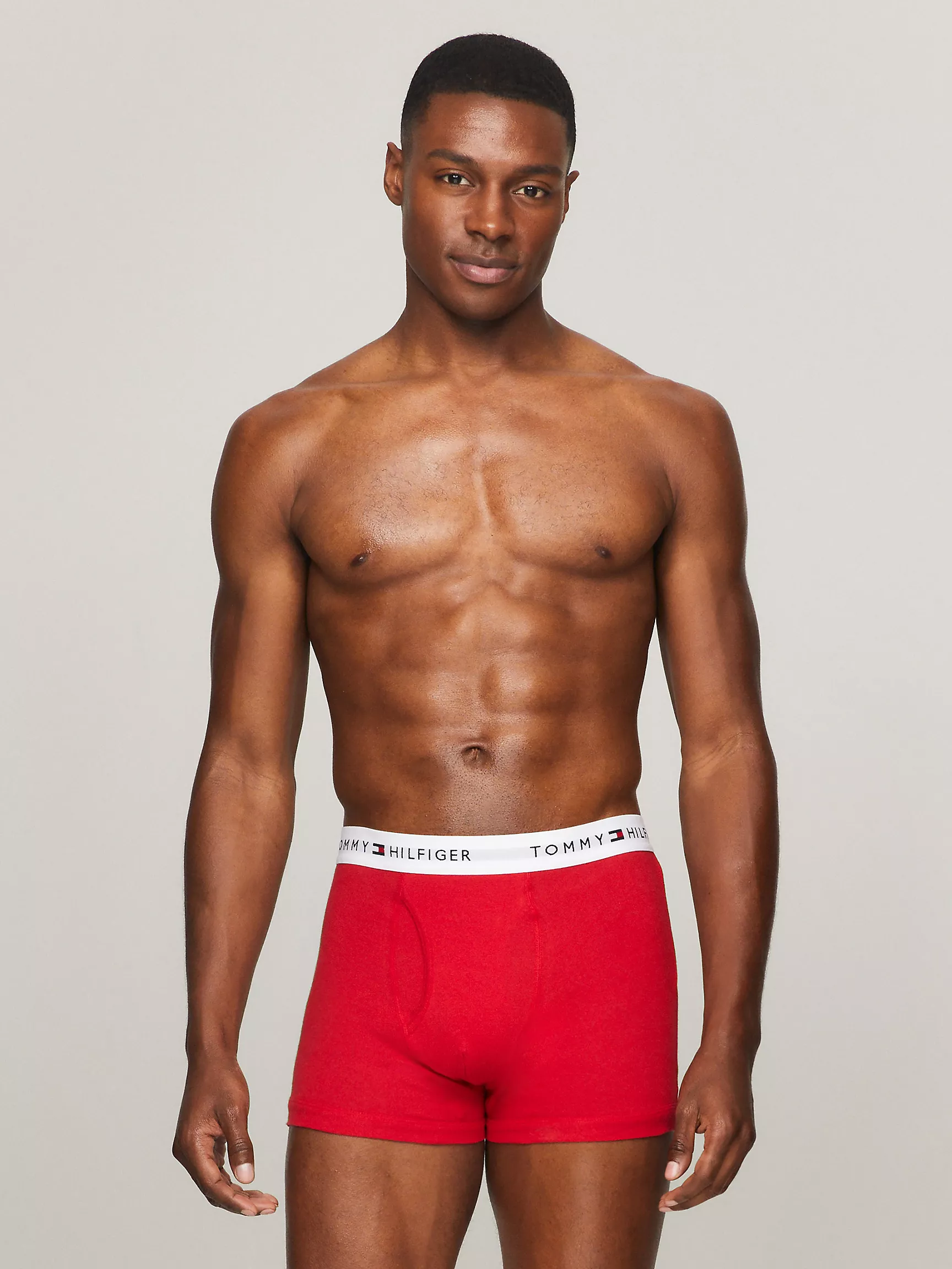 Мужское нижнее белье Tommy Hilfiger, Классические хлопковые трусы-боксёры (набор 3 шт.)