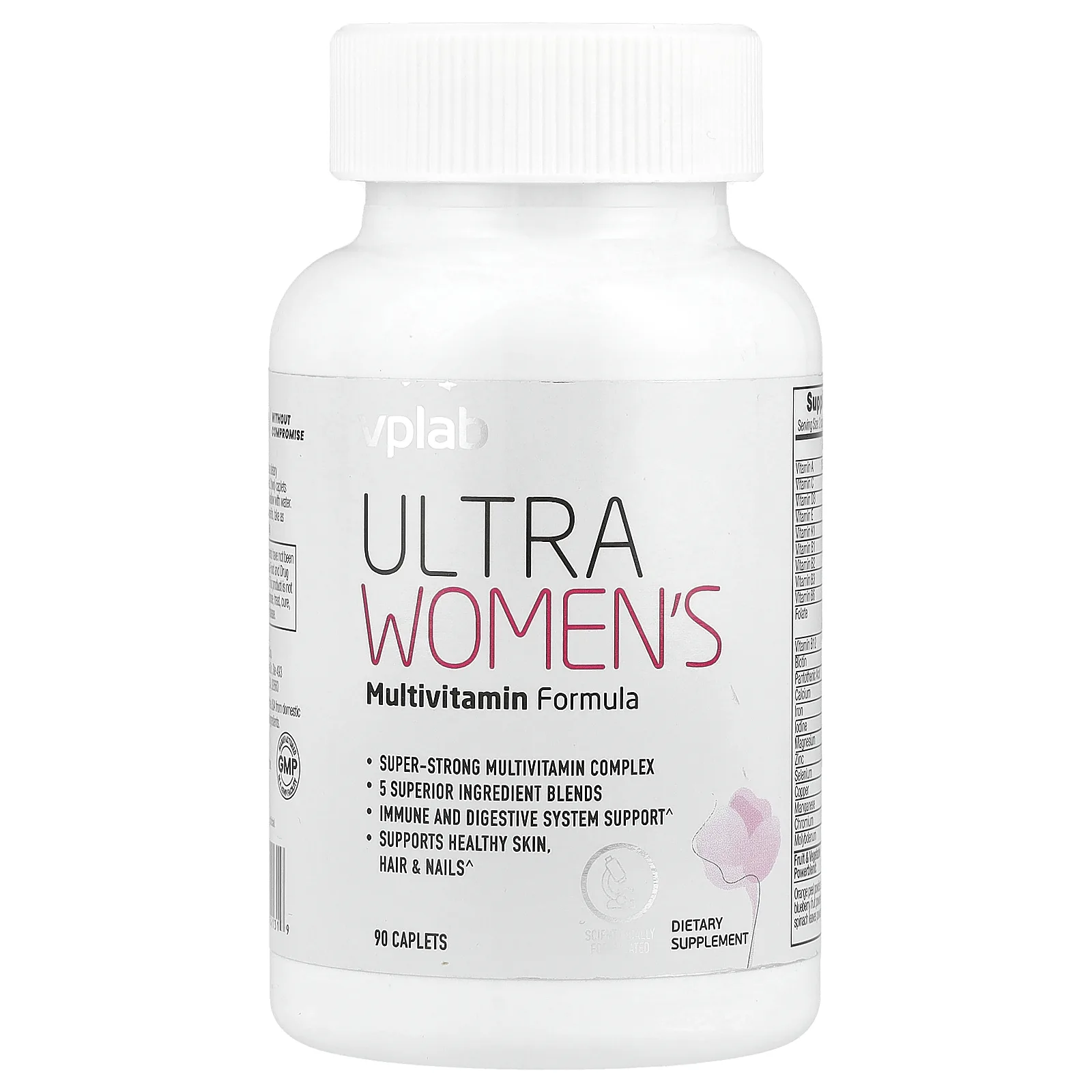 Vplab, Ultra Women’s, мультивитамины для женщин, 90 капсул