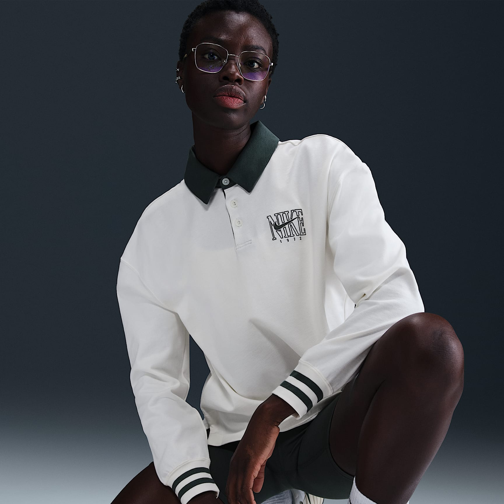 Nike Sportswear Essential Women's Oversized Long-Sleeve Polo