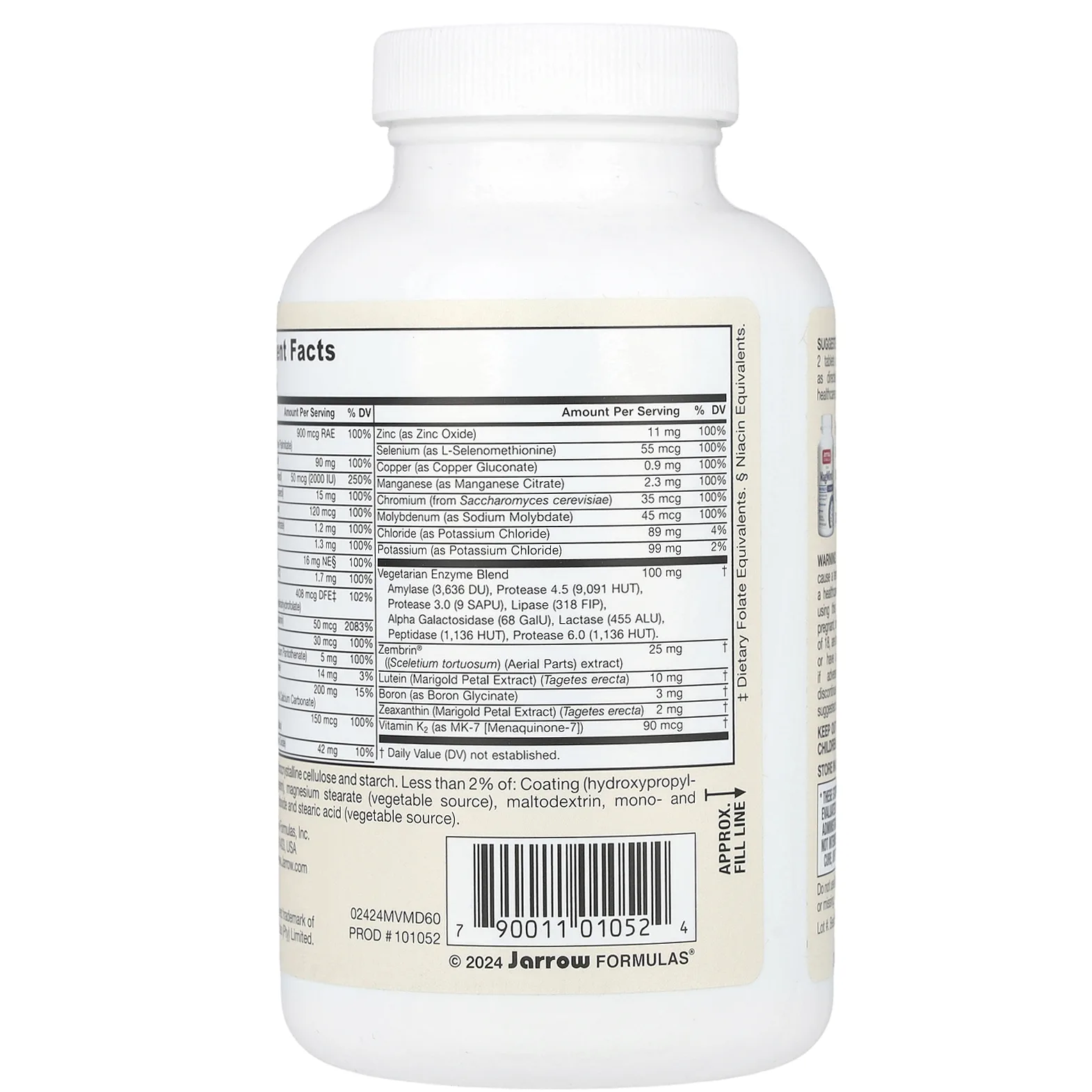 Jarrow Formulas, Mood Multi + ™, 60 таблеток