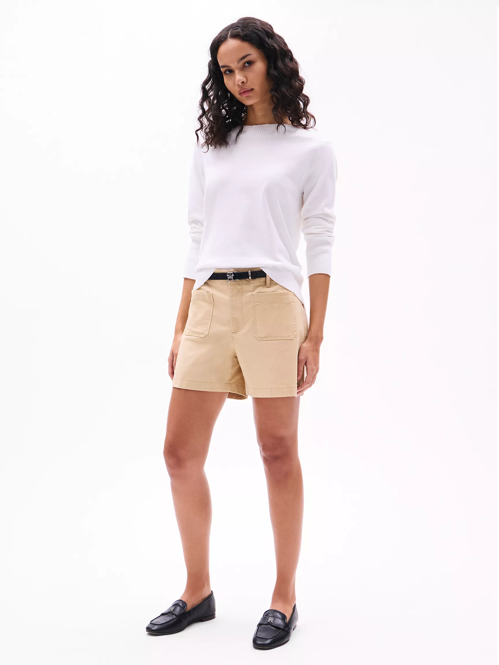 Женские шорты Tommy Hilfiger, Классические шорты (5 дюймов) с накладными карманами