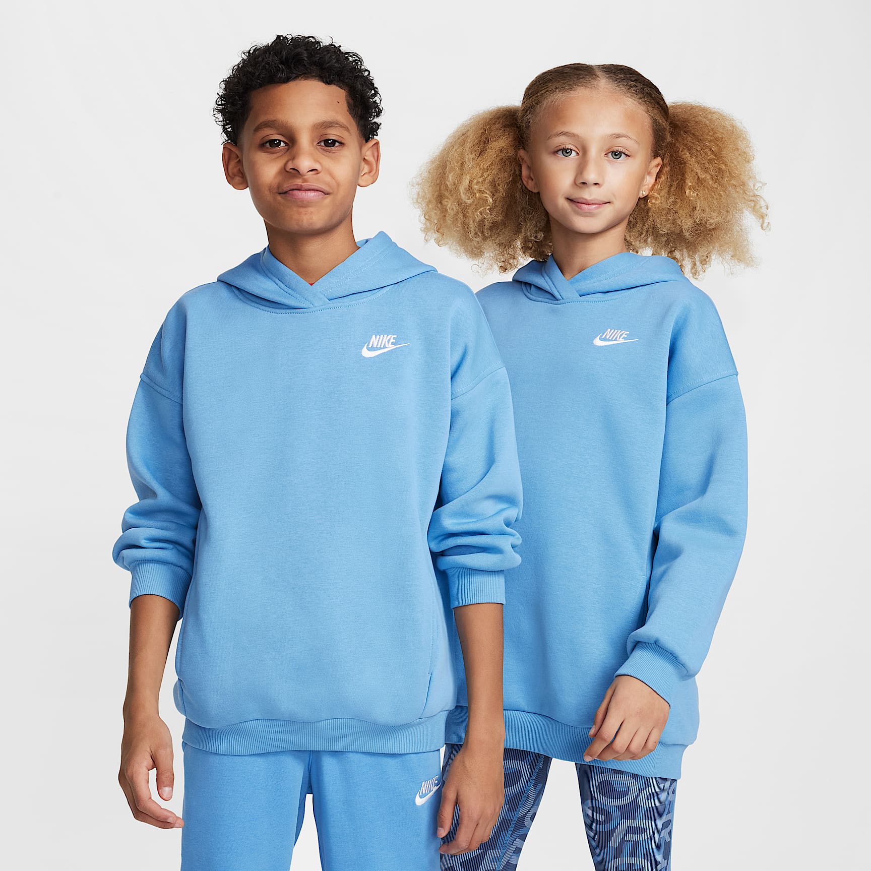 Nike Sportswear Club Fleece Big Kids' Oversized Pullover Hoodie