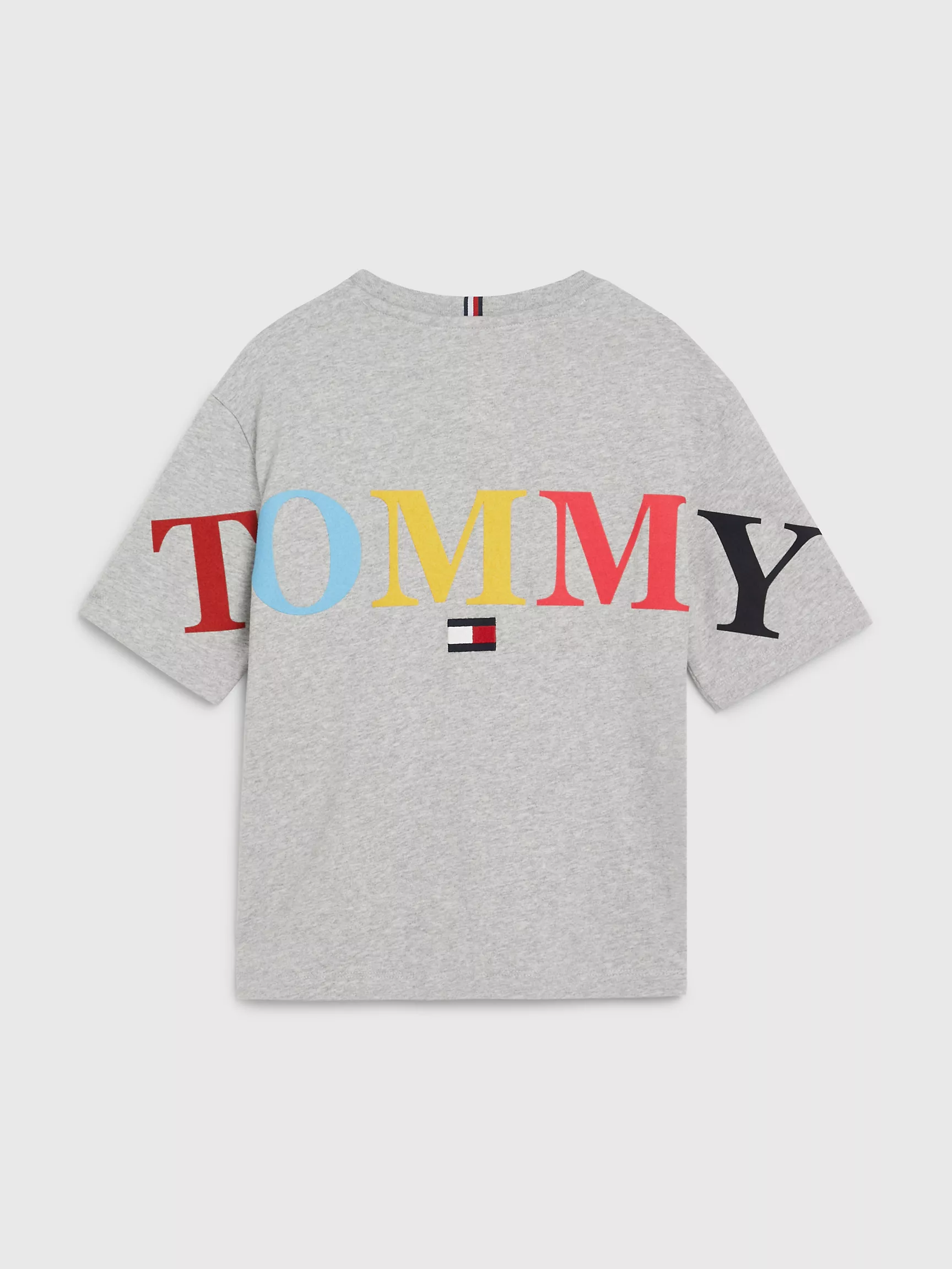 Футболка Tommy Hilfiger для мальчиков и девочек, Детская футболка с логотипом на спине