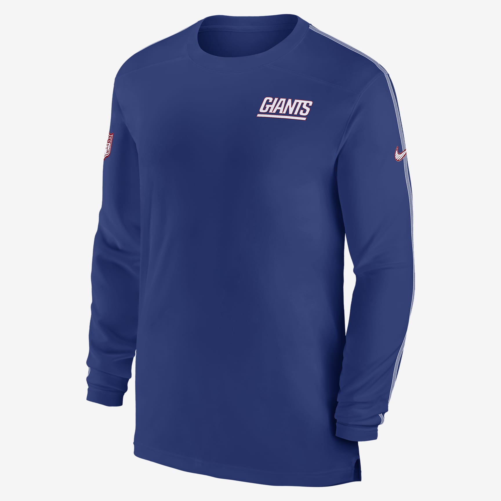 New York Giants Sideline Coach Men's Nike Dri-FIT NFL Long-Sleeve Top