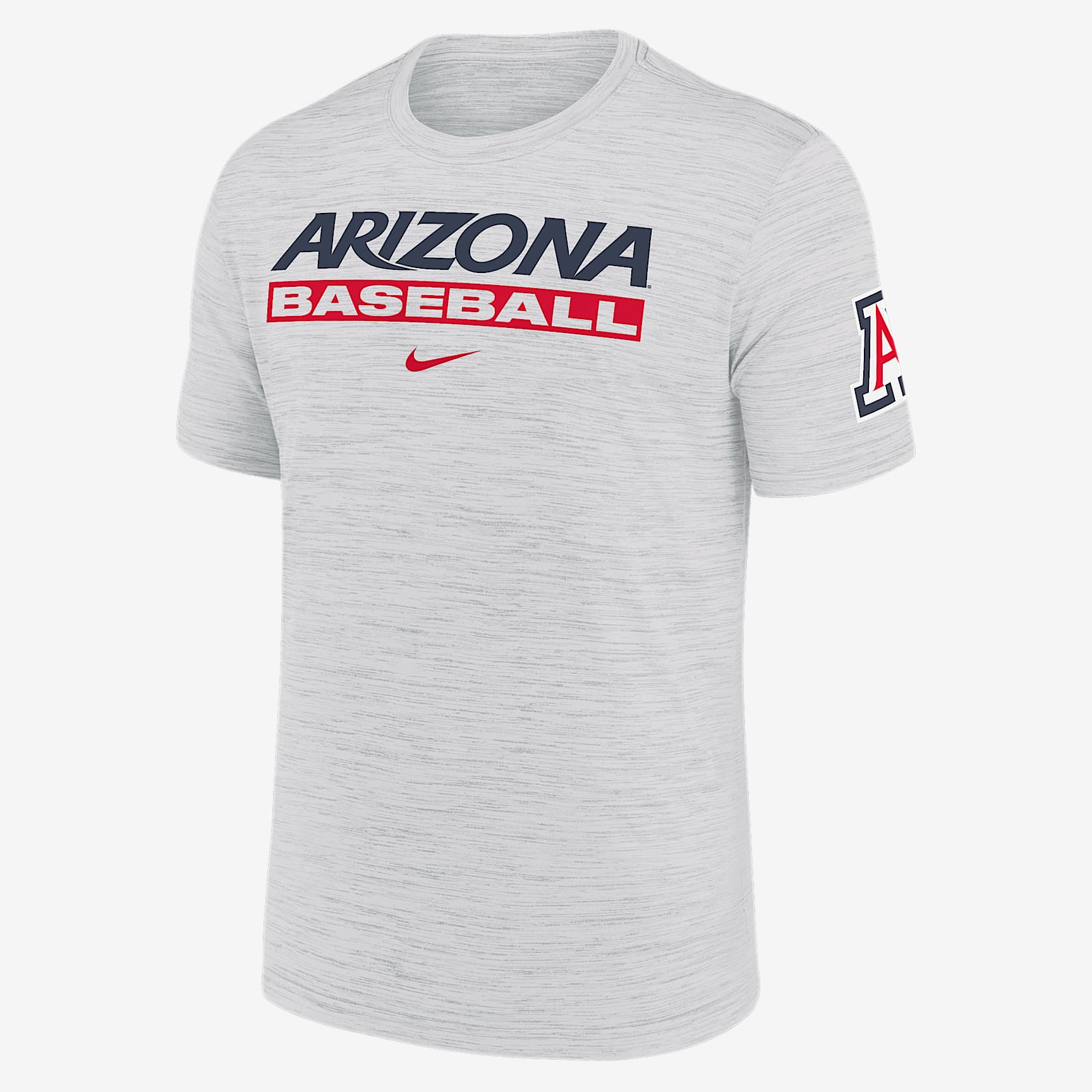 Arizona Wildcats Velocity Baseball Wordmark Stack Men's Nike Dri-FIT College T-Shirt