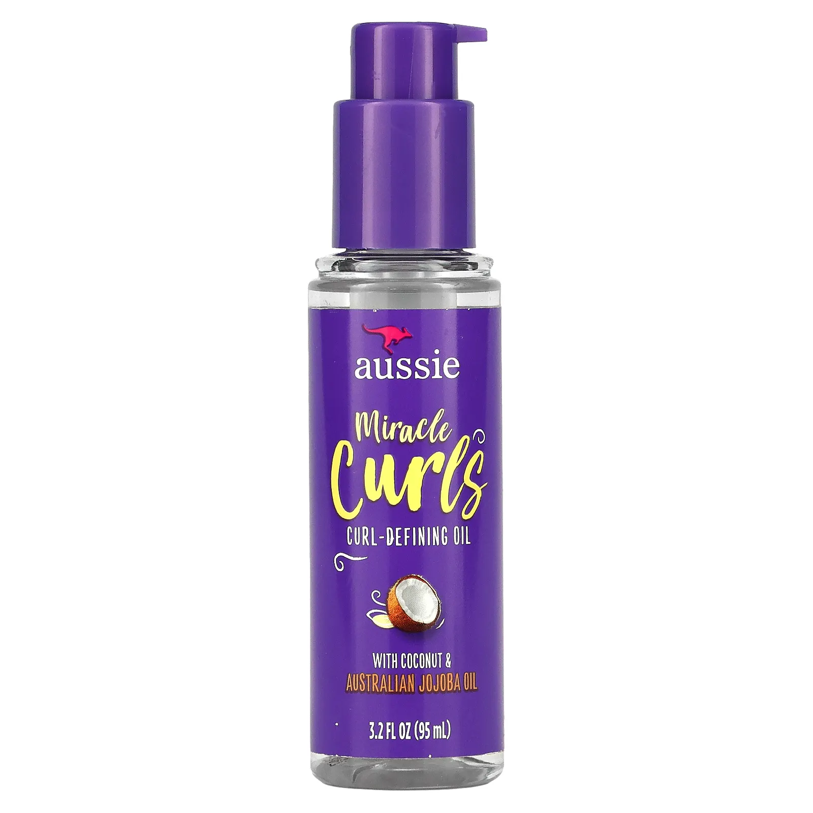 Aussie, Miracle Curls, масло для определения локонов, 95 мл (3,2 жидк. Унции)