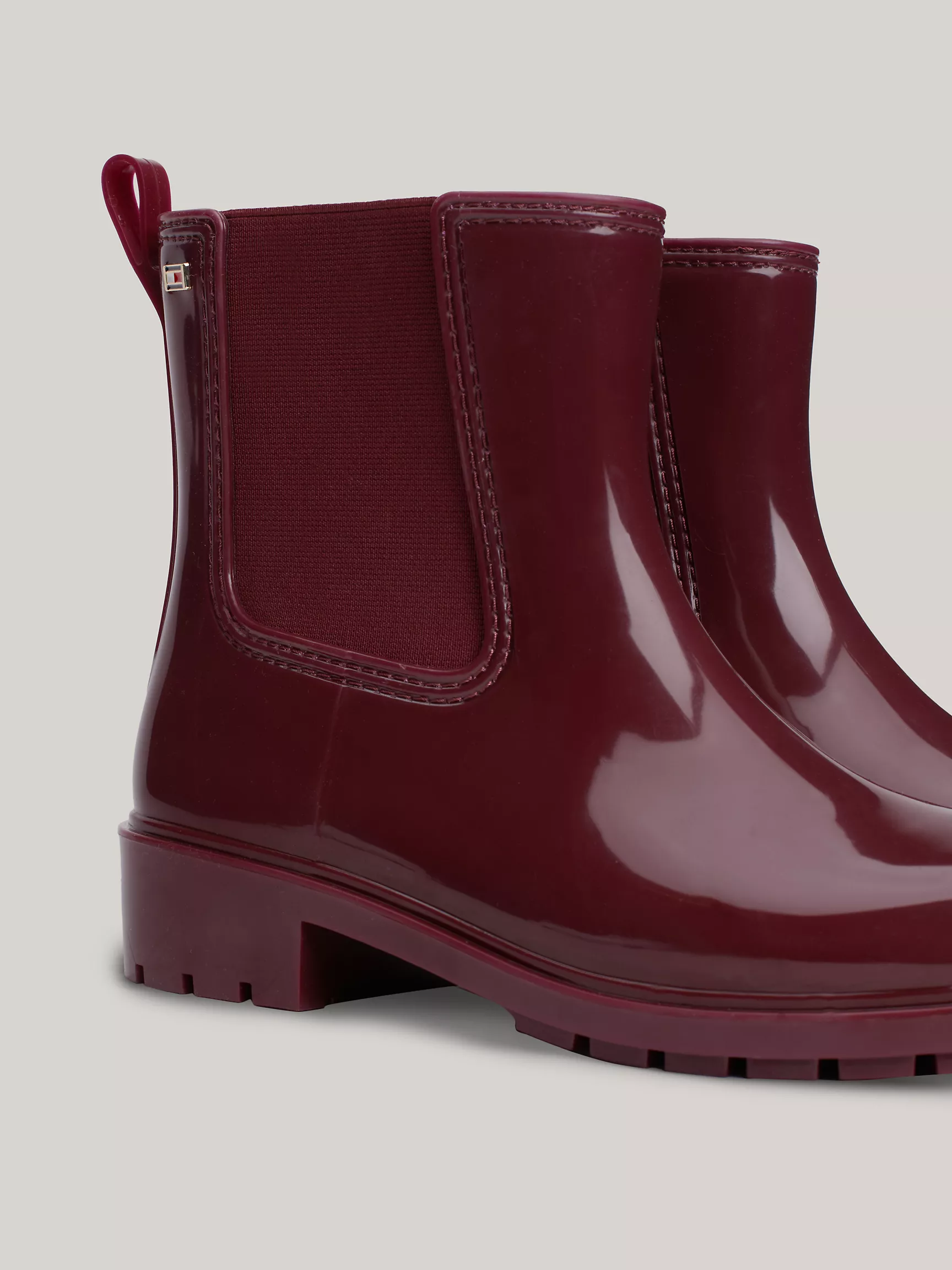 Женские ботинки Tommy Hilfiger, Резиновые сапоги на рифленой подошве