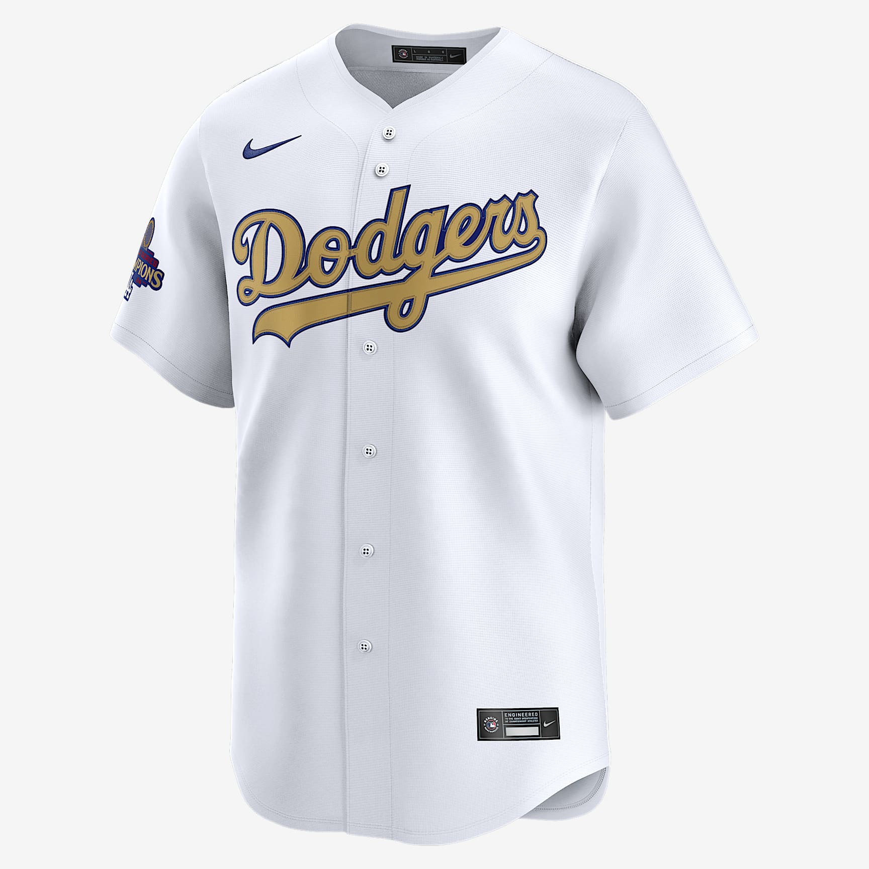 Los Angeles Dodgers 2024 World Series Champions Gold Men's Nike Dri-FIT ADV MLB Limited Jersey