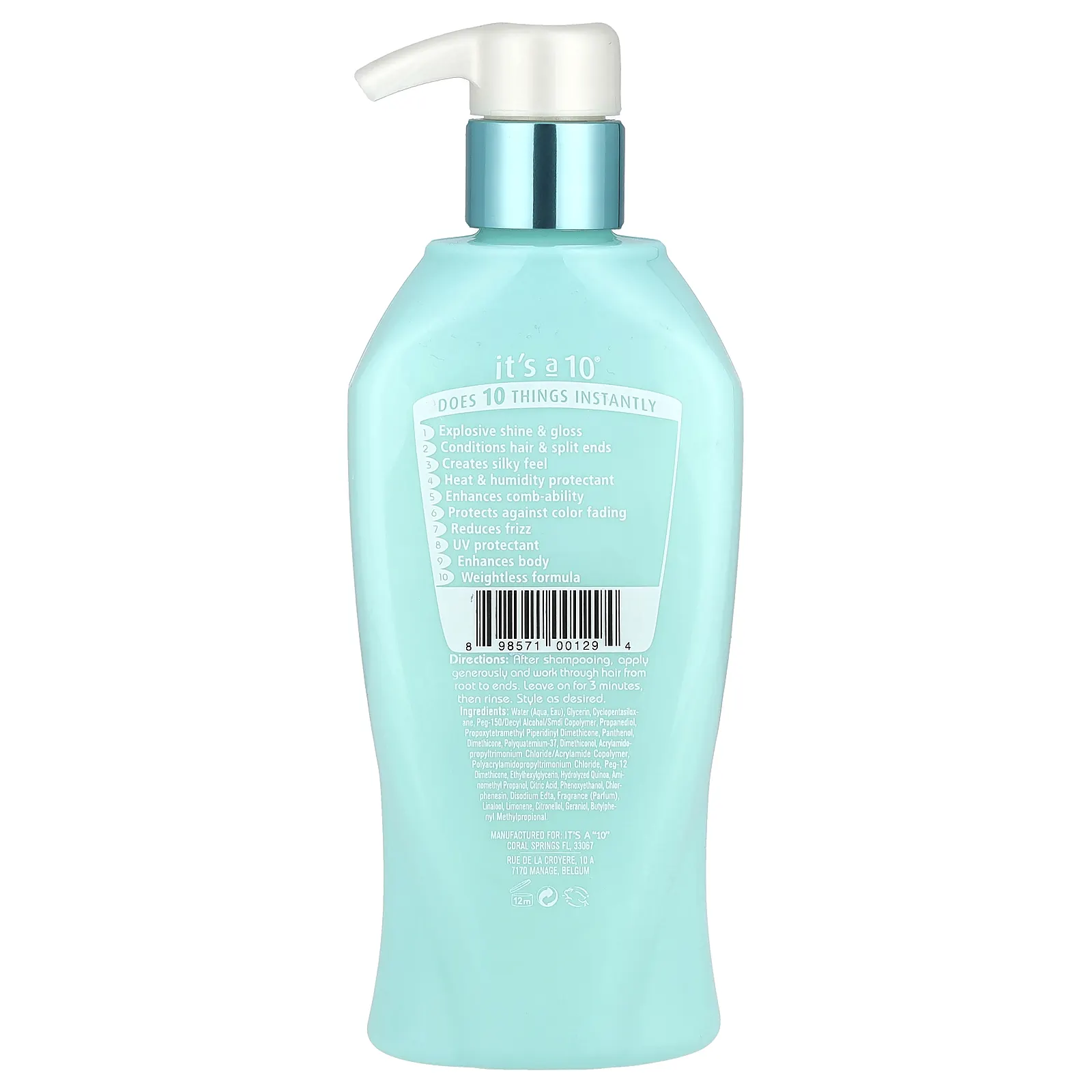 It's a 10, Blow Dry Miracle, кондиционер для блестящей глазури, 295,7 мл (10 жидк. унц.)