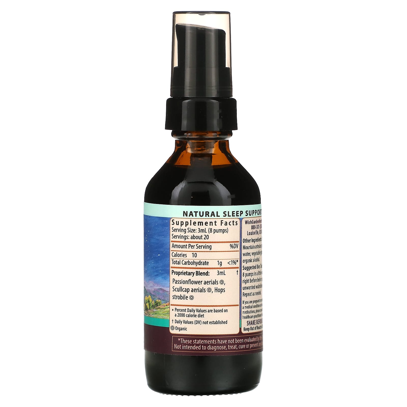 WishGarden Herbs, Sleepy Nights & Fresh Morning, 59 мл (2 жидк. Унции)