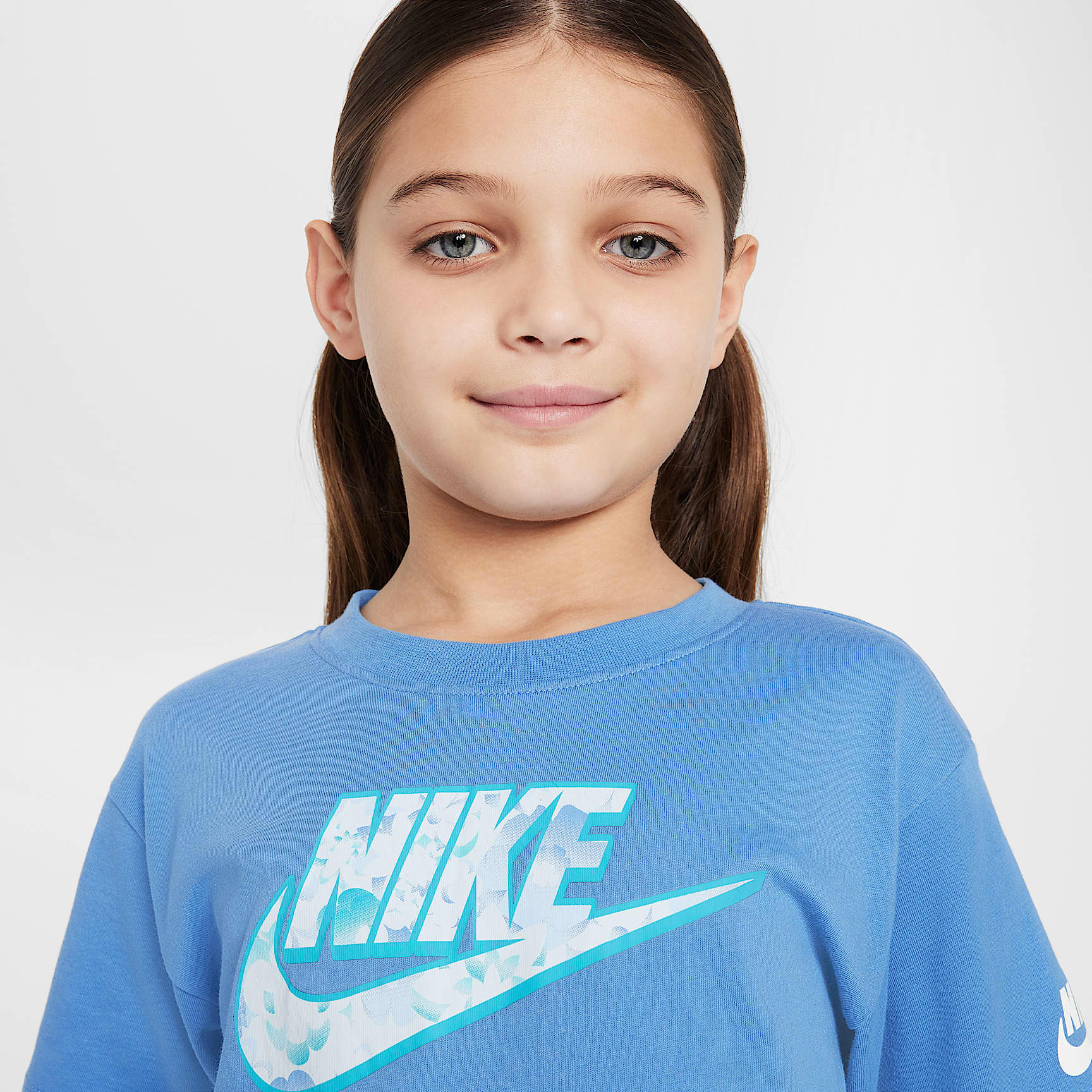 Nike Flow-Ral Little Kids' Boxy Graphic T-Shirt