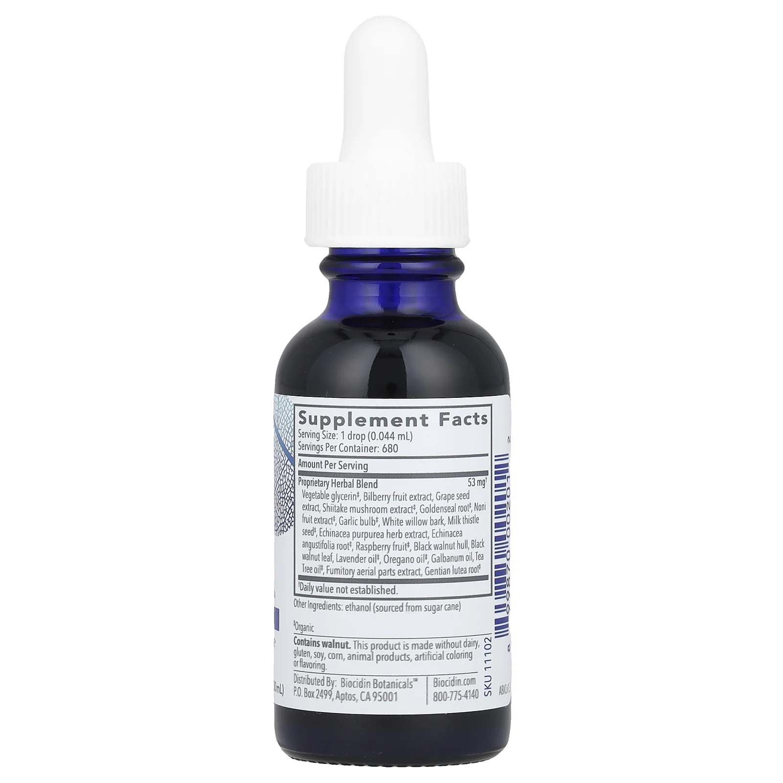 Biocidin Botanicals, Biocidin®, Broad-Spectrum Liquid Formula , 1 fl oz (30 ml)
