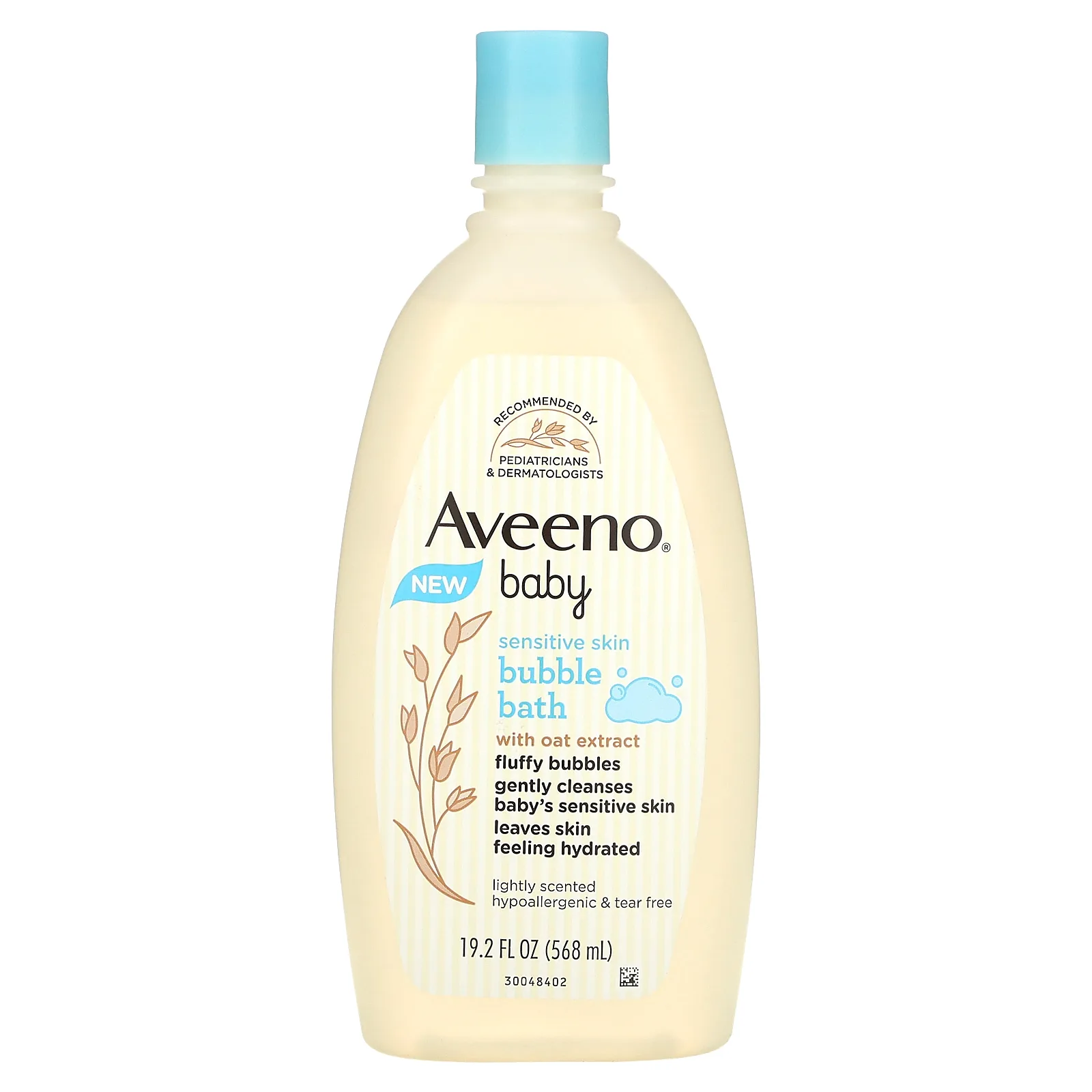 Aveeno, Baby, пенная ванна с экстрактом овса, 568 мл (19,2 жидк. Унции)