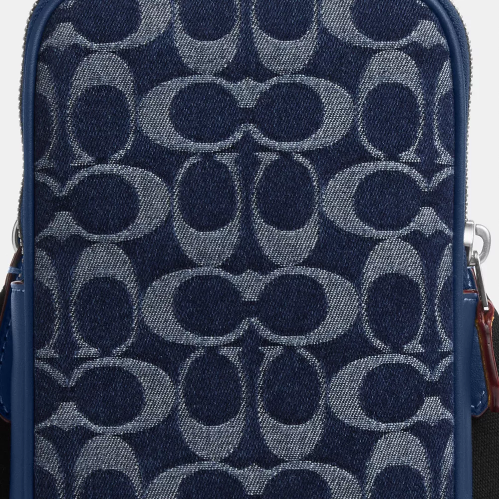 Сумка COACH Aden Crossbody Bag In Signature Denim