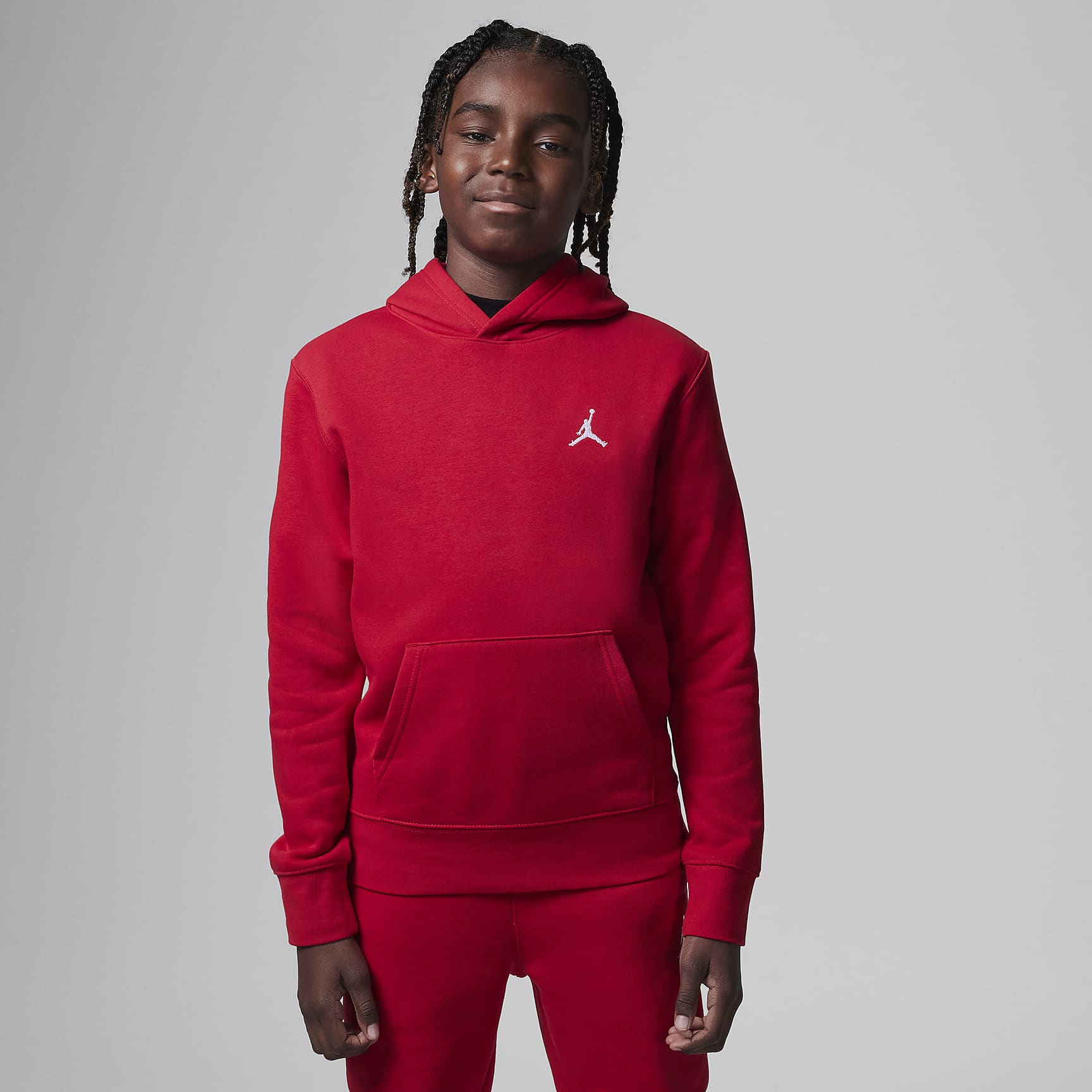 Jordan Big Kids' Brooklyn Fleece Pullover Hoodie