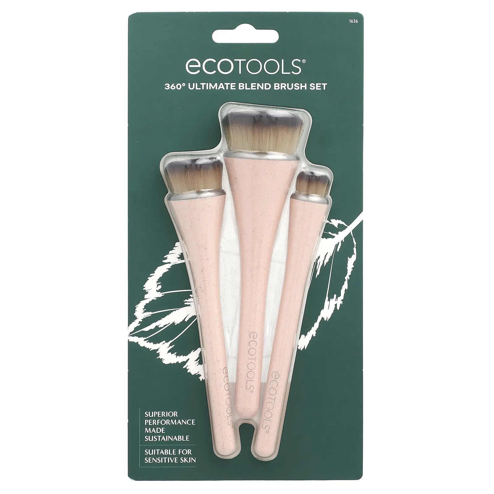 EcoTools, 360 Ultimate Blend Kit, 3 кисти