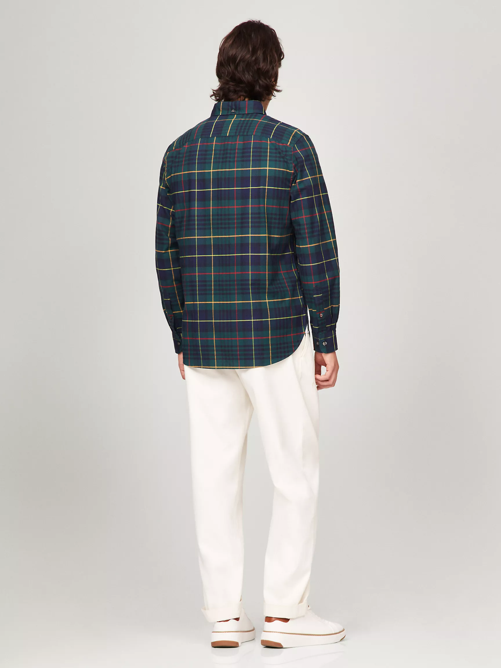 Мужская рубашка Tommy Hilfiger, Рубашка стандартного кроя из оксфорда в клетку