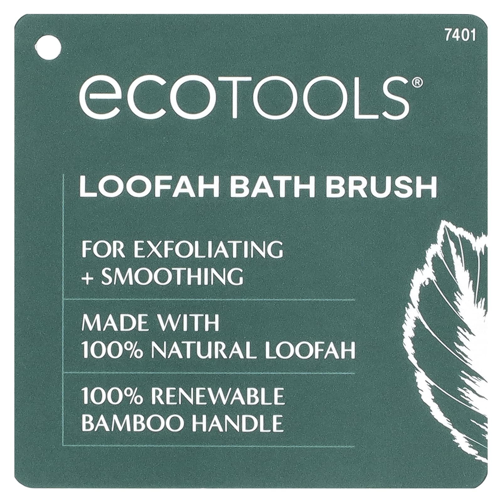 EcoTools, Щетка для ванны с люфой, 1 шт.