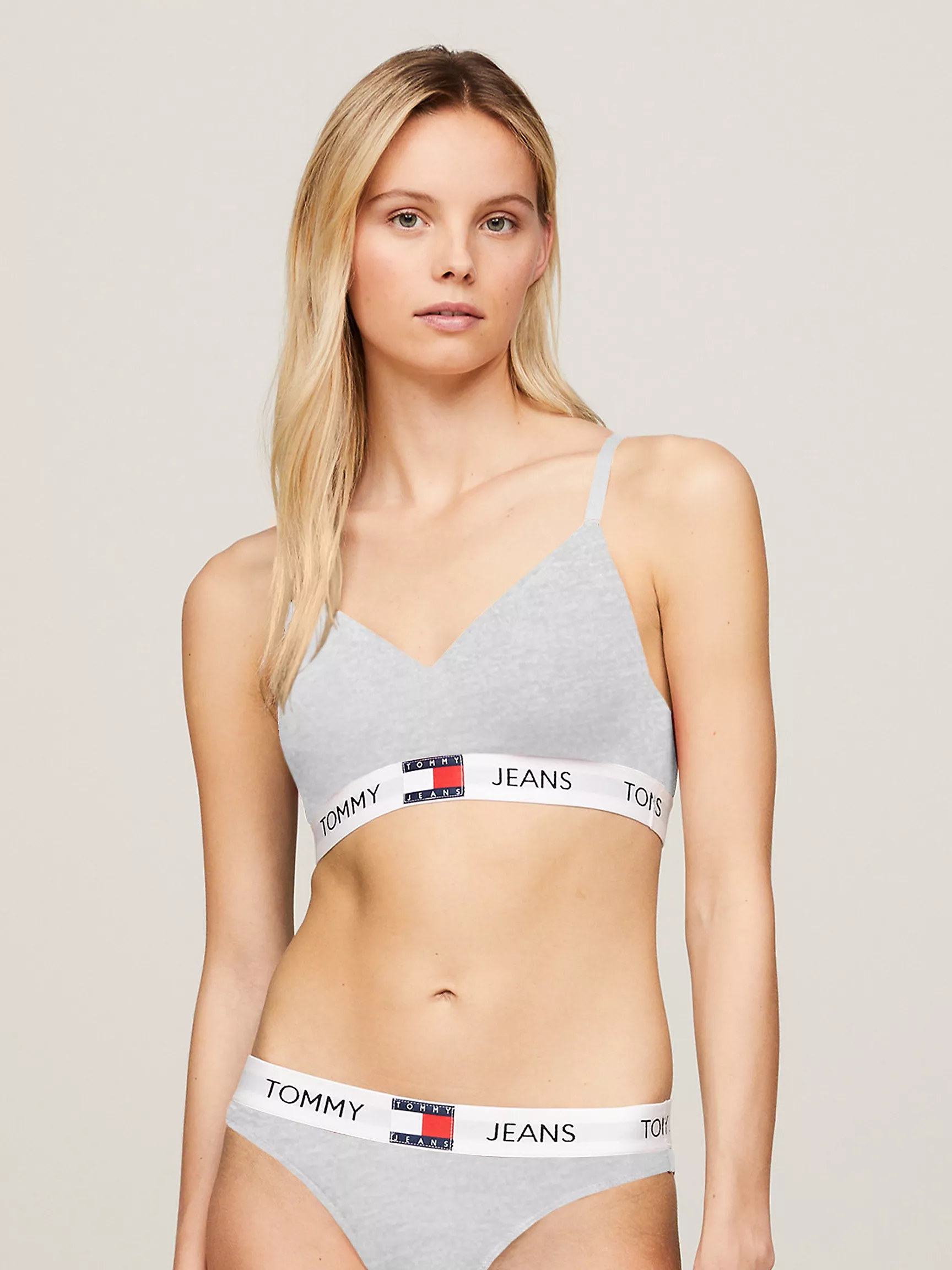 Женское нижнее белье Tommy Hilfiger, Бралетт TJ с пуш-апом и логотипной резинкой