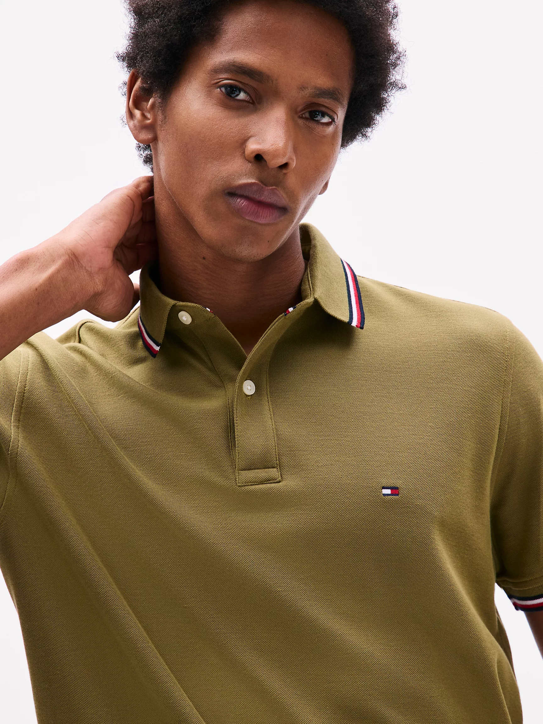 Мужское поло Tommy Hilfiger, Влагоотводящее поло Tommy стандартного кроя