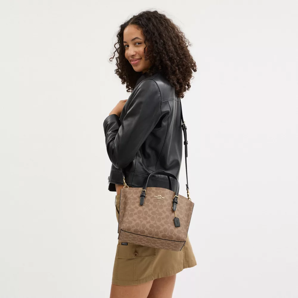 Сумка COACH Mollie Tote Bag 25 In Signature Canvas