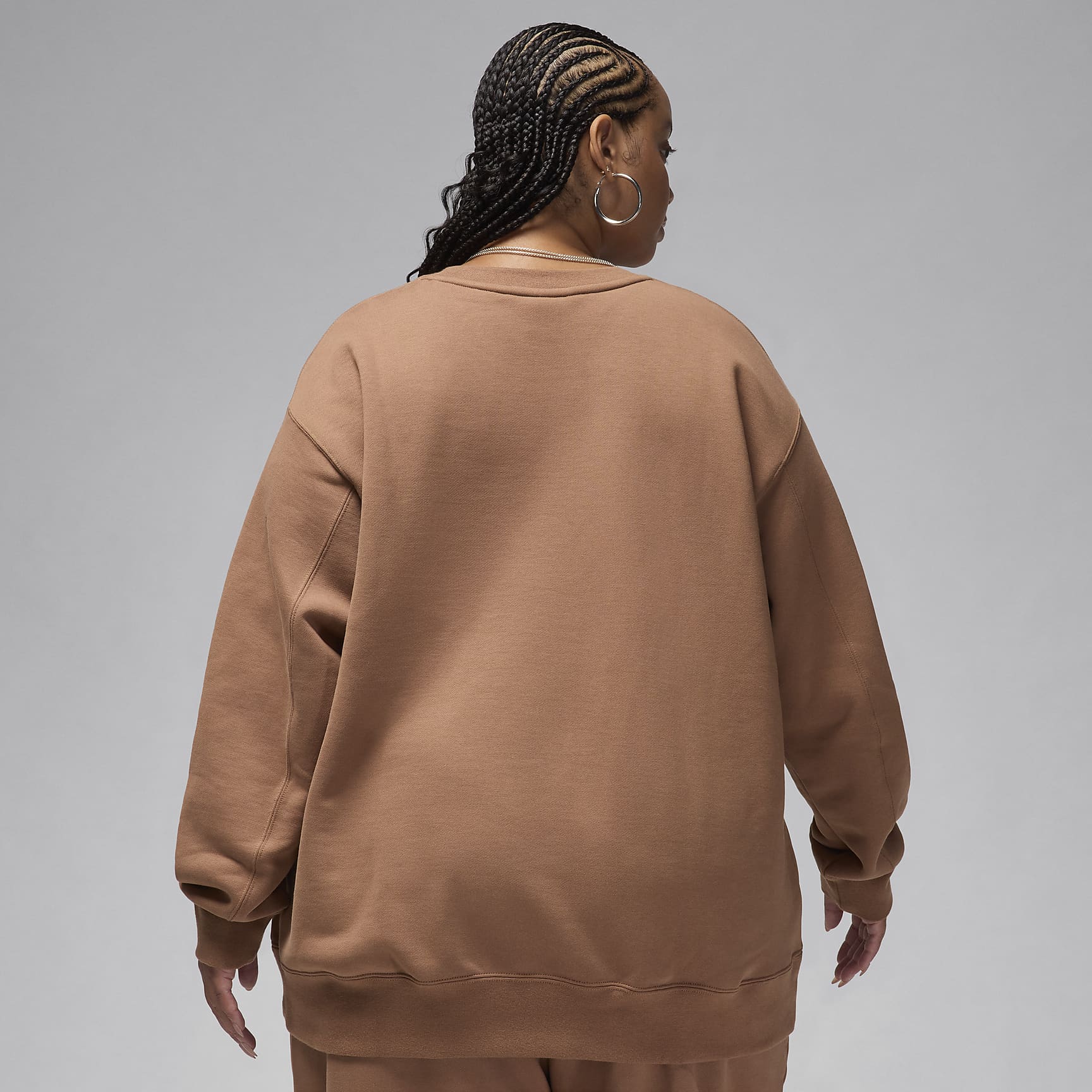 Jordan Flight Fleece Women's Crew-Neck Sweatshirt (Plus Size)